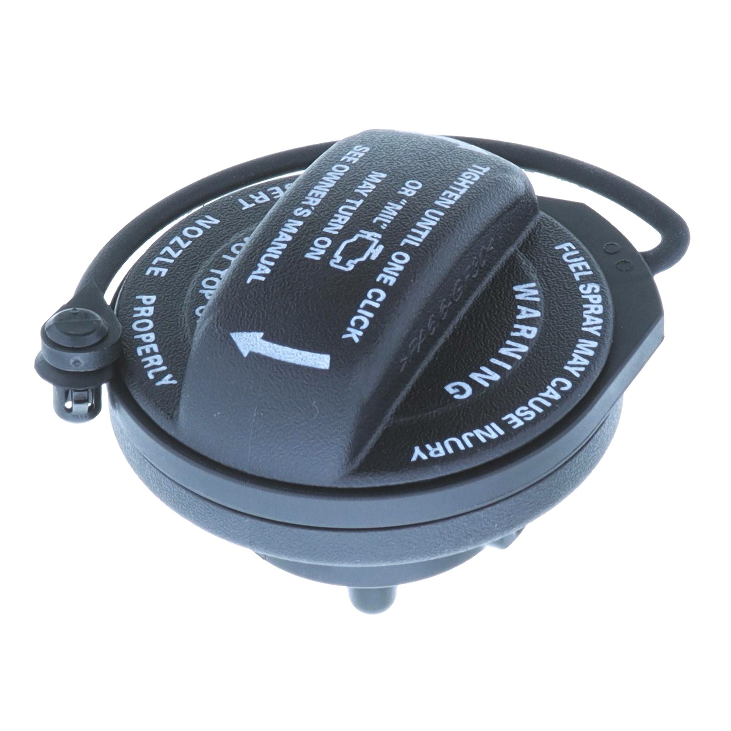 Non-Locking Tethered Fuel Tank Cap