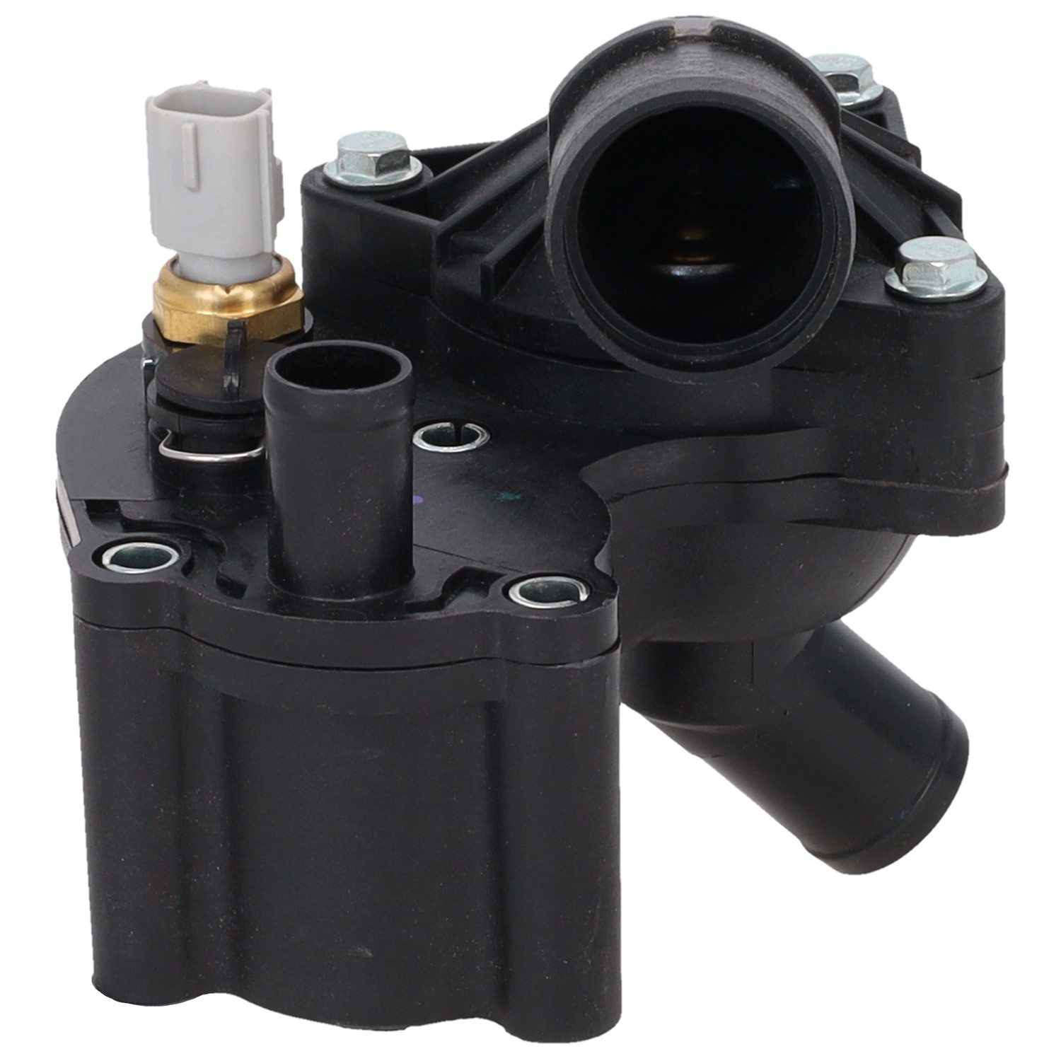 Engine Coolant Thermostat Housing Assembly with Sensor and Seals