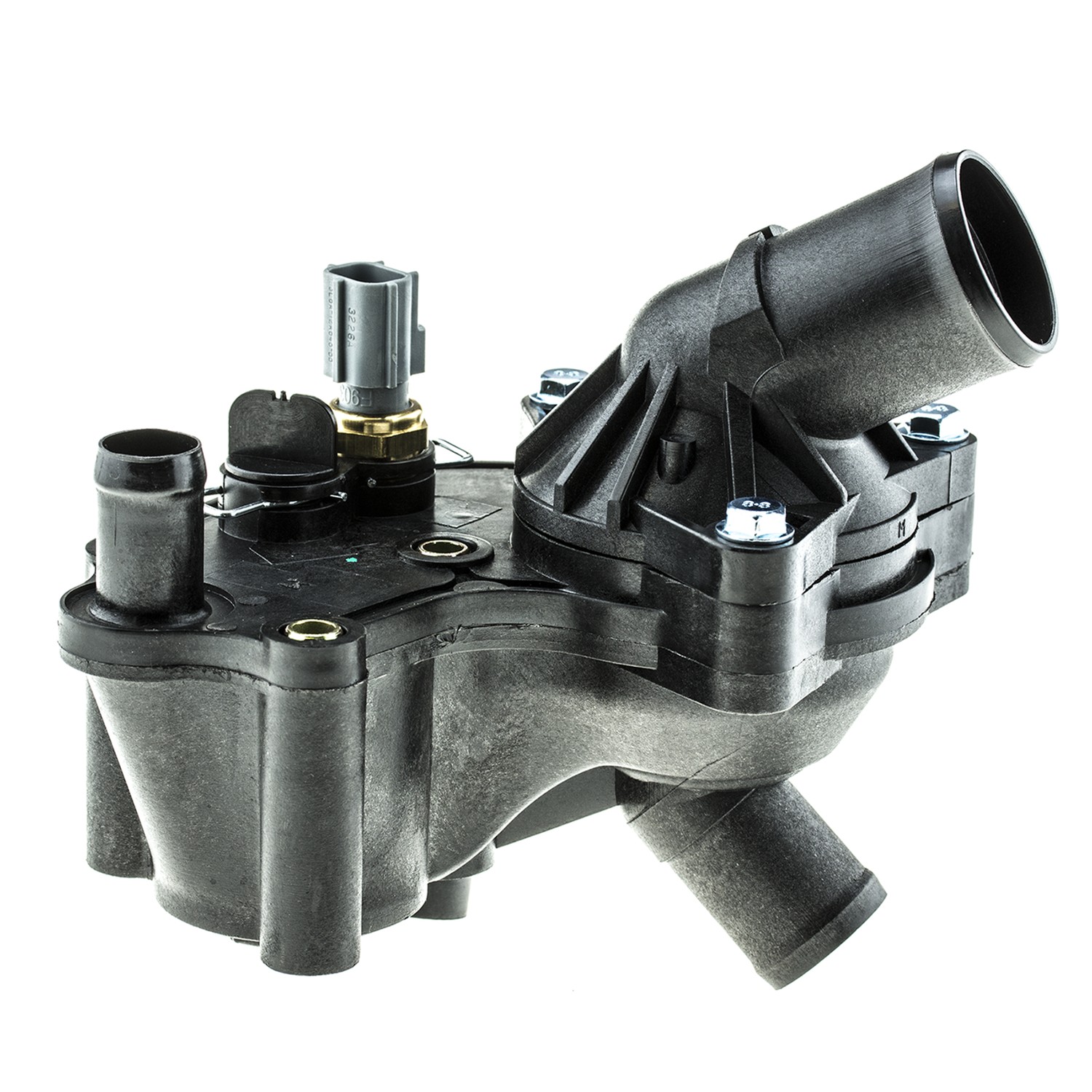 Engine Coolant Thermostat Housing Assembly with Sensor and Seals