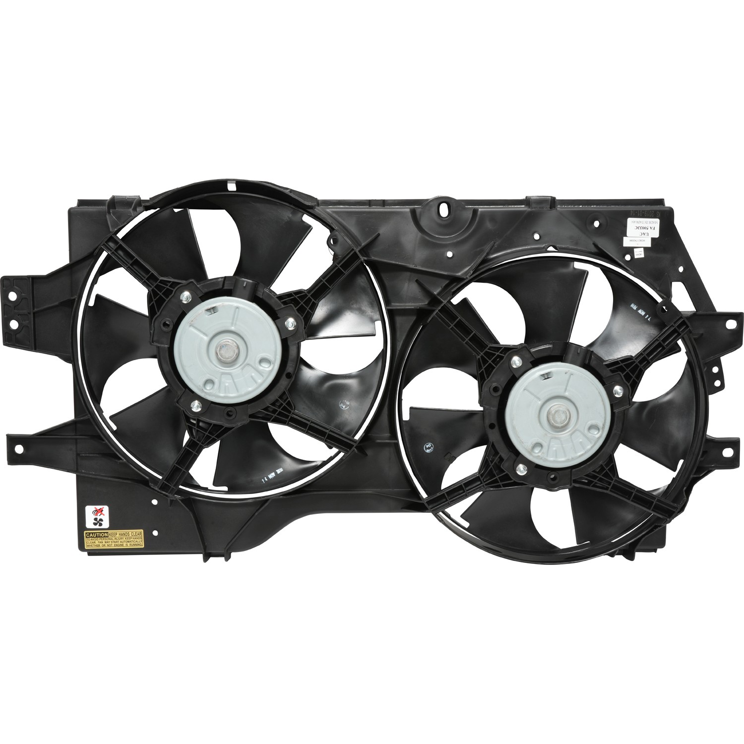 Dual Radiator and Condenser Fan Assembly