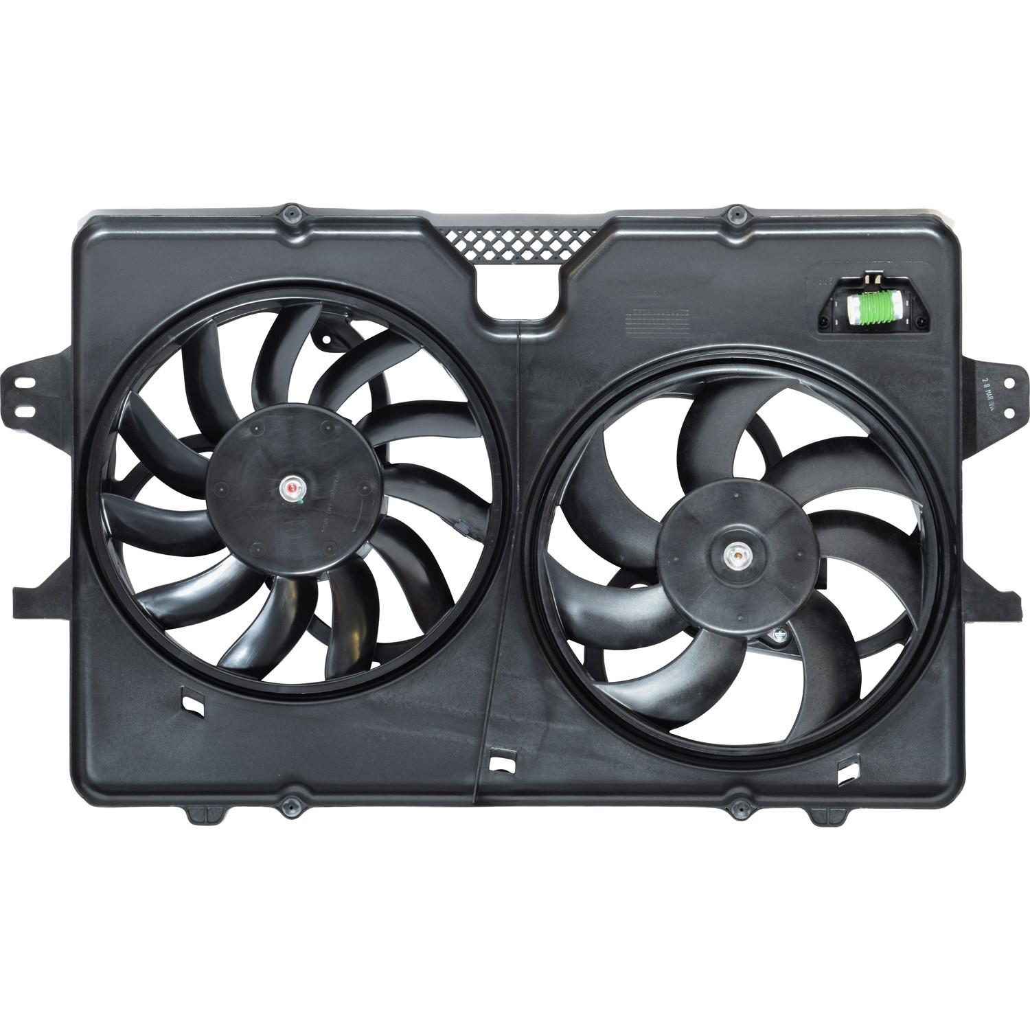 Dual Radiator and Condenser Fan Assembly