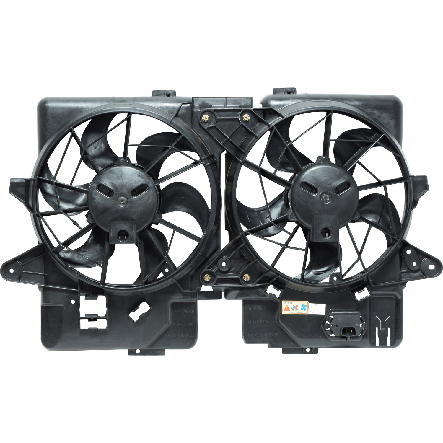 Dual Radiator and Condenser Fan Assembly