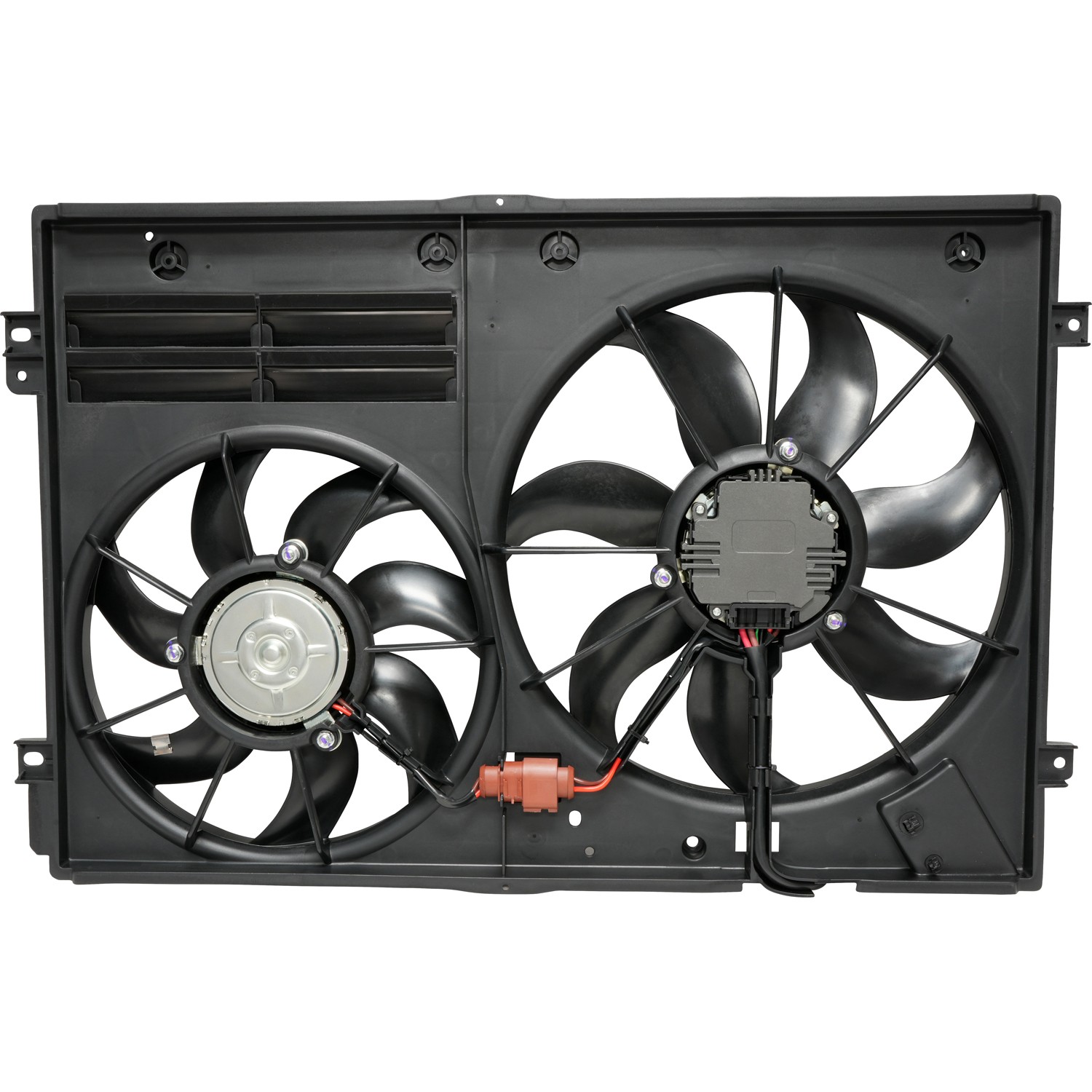 Dual Radiator and Condenser Fan Assembly