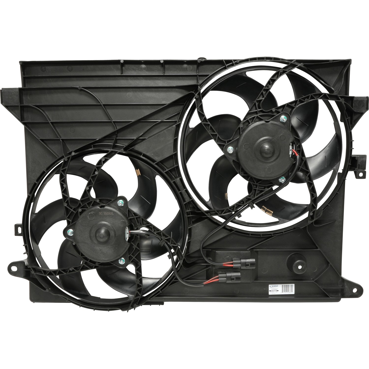Dual Radiator and Condenser Fan Assembly
