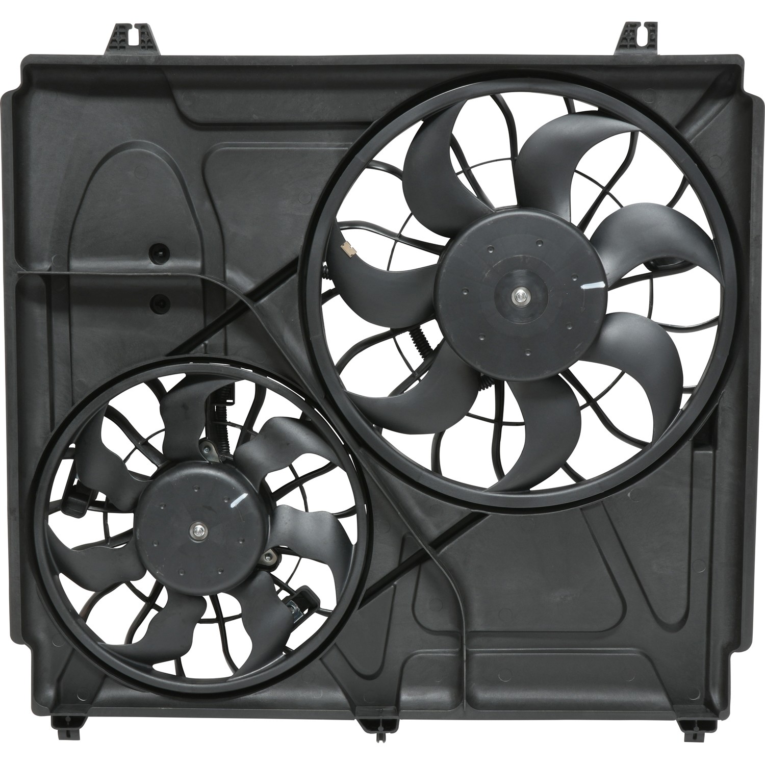 Dual Radiator and Condenser Fan Assembly