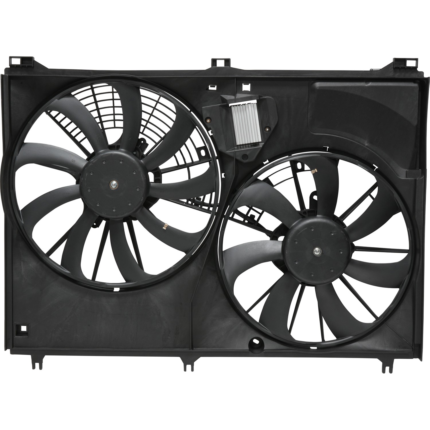Dual Radiator and Condenser Fan Assembly