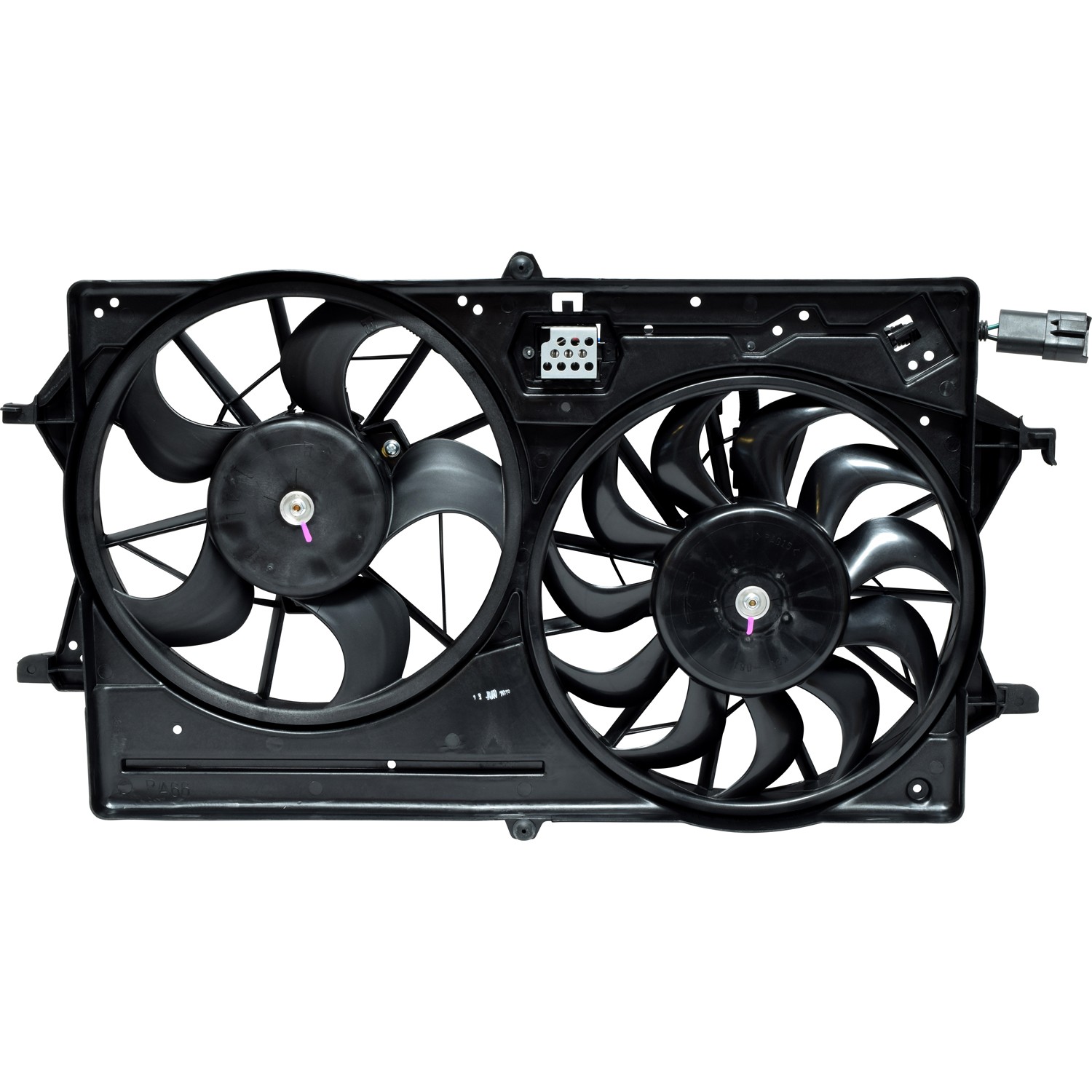Dual Radiator and Condenser Fan Assembly