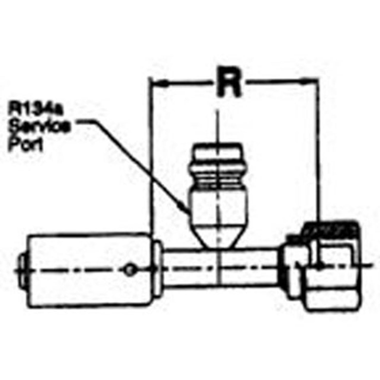 A/C Refrigerant Hose Fitting
