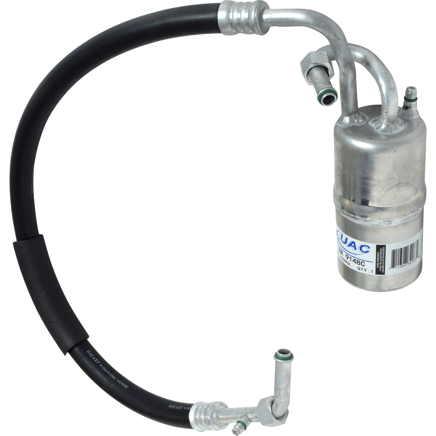 A/C Accumulator with Hose Assembly