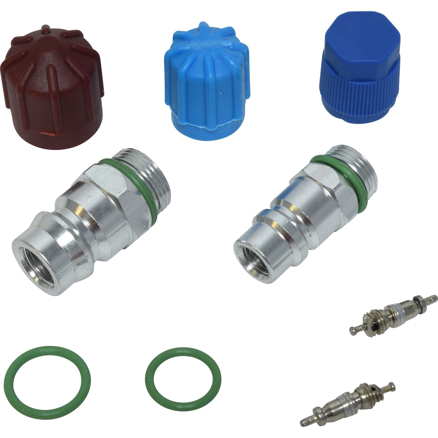 A/C System Valve Core and Cap Kit