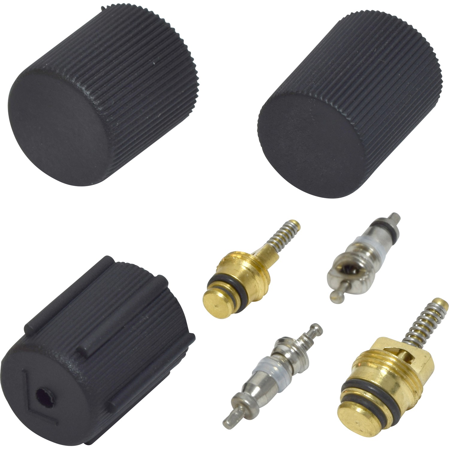 A/C System Valve Core and Cap Kit