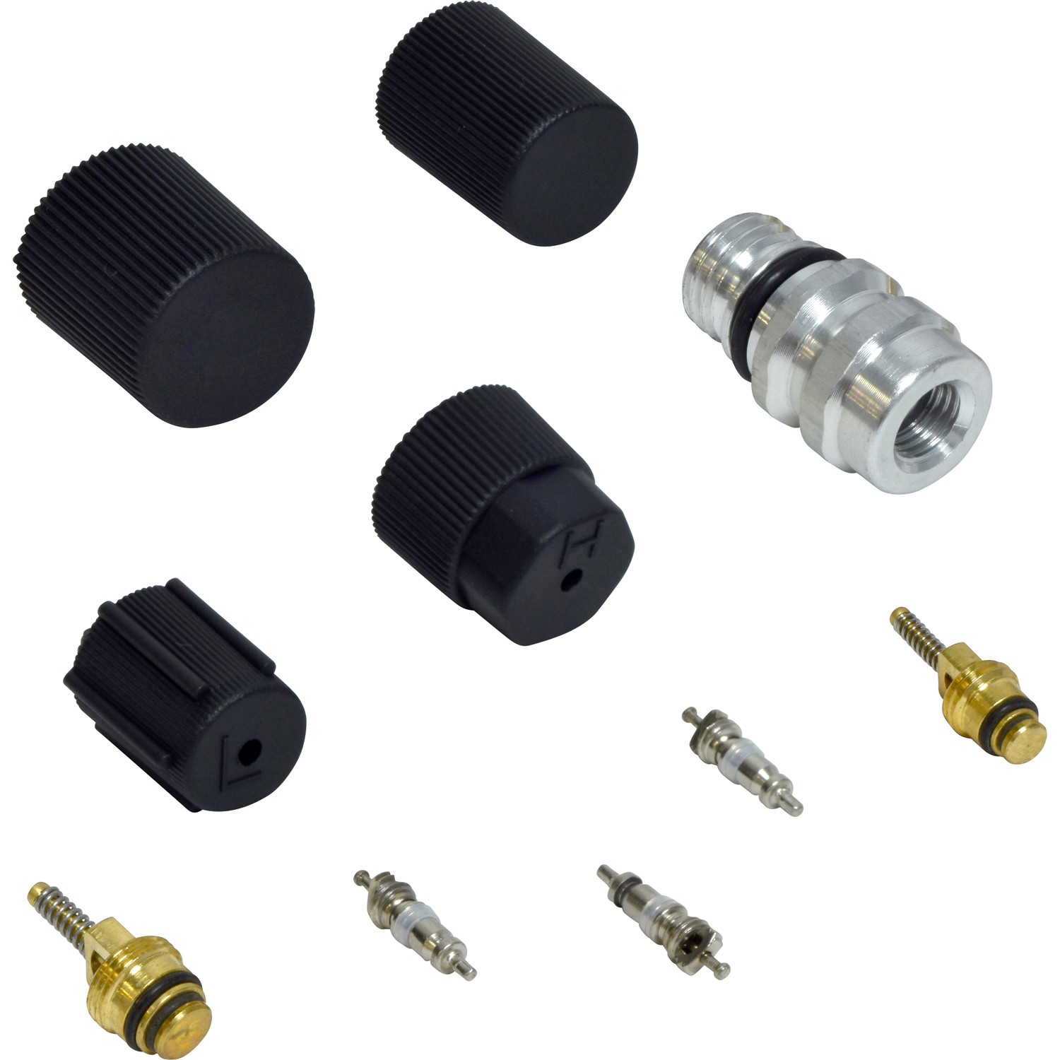 A/C System Valve Core and Cap Kit