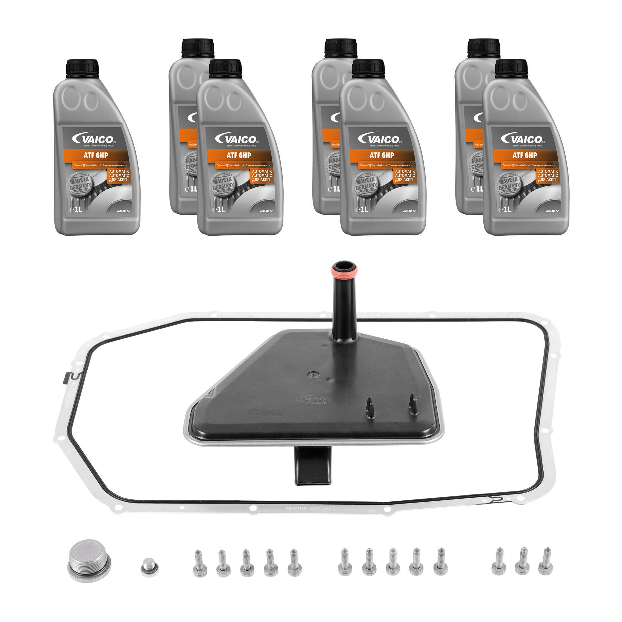 Filter W/ Seal, Transmission Oil (6HP 7 Ltr) and Installation Hardware
