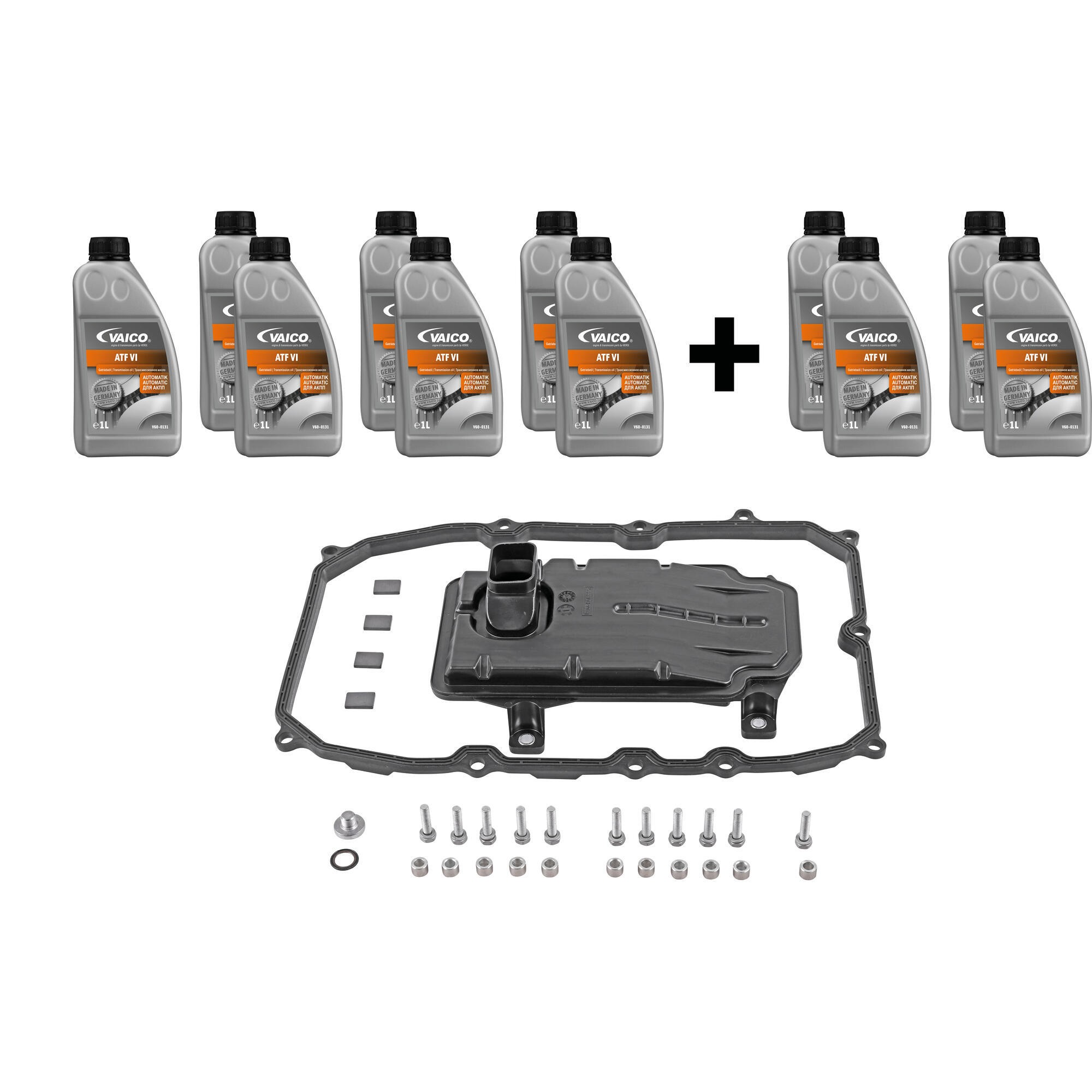 Filter W/ Oil Pan Gasket, Transmission Oil (ATF VI 11 ltr), Instl Hardware