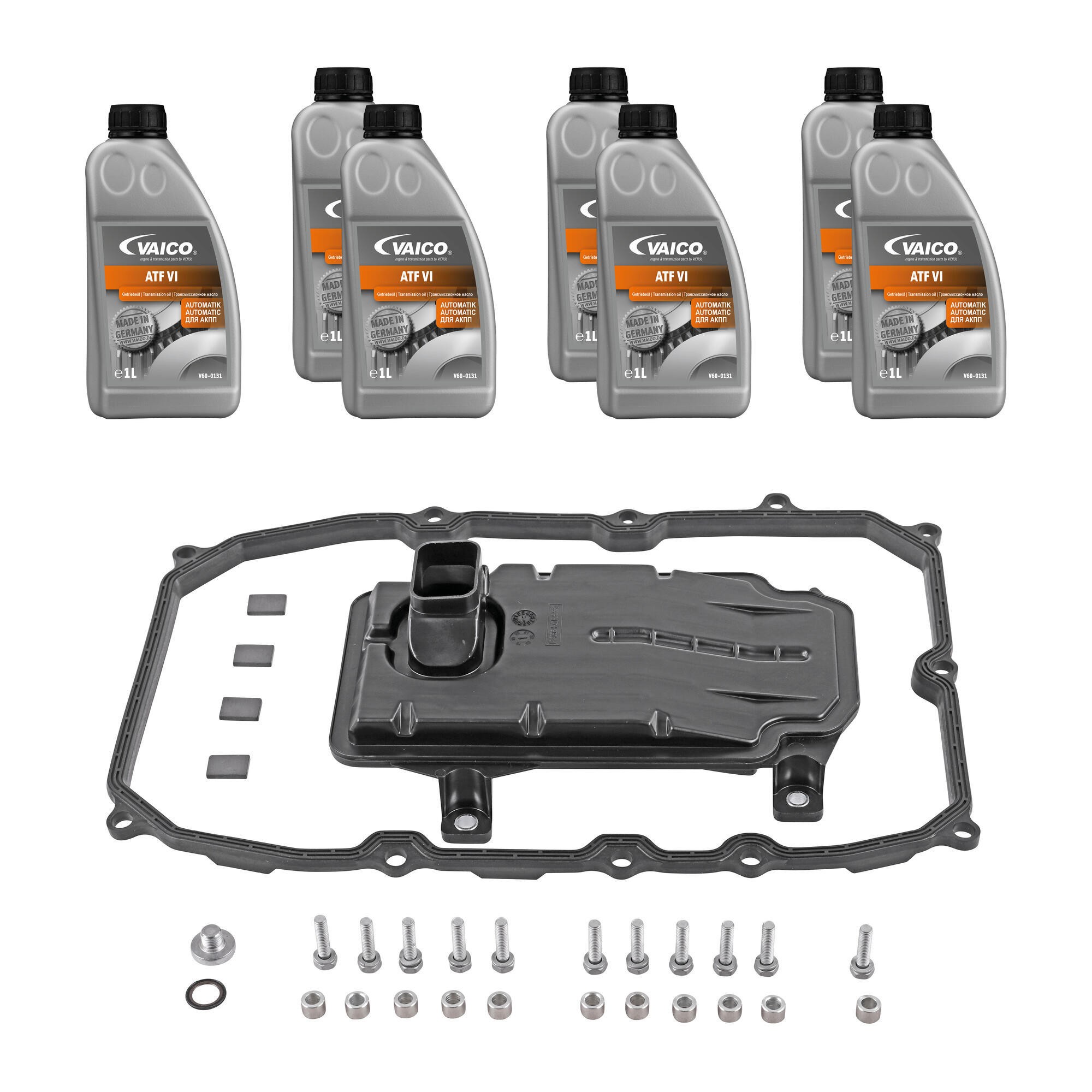 Filter W/ Oil Pan Gasket, Transmission Oil (ATF VI 7 ltr), Instl Hardware
