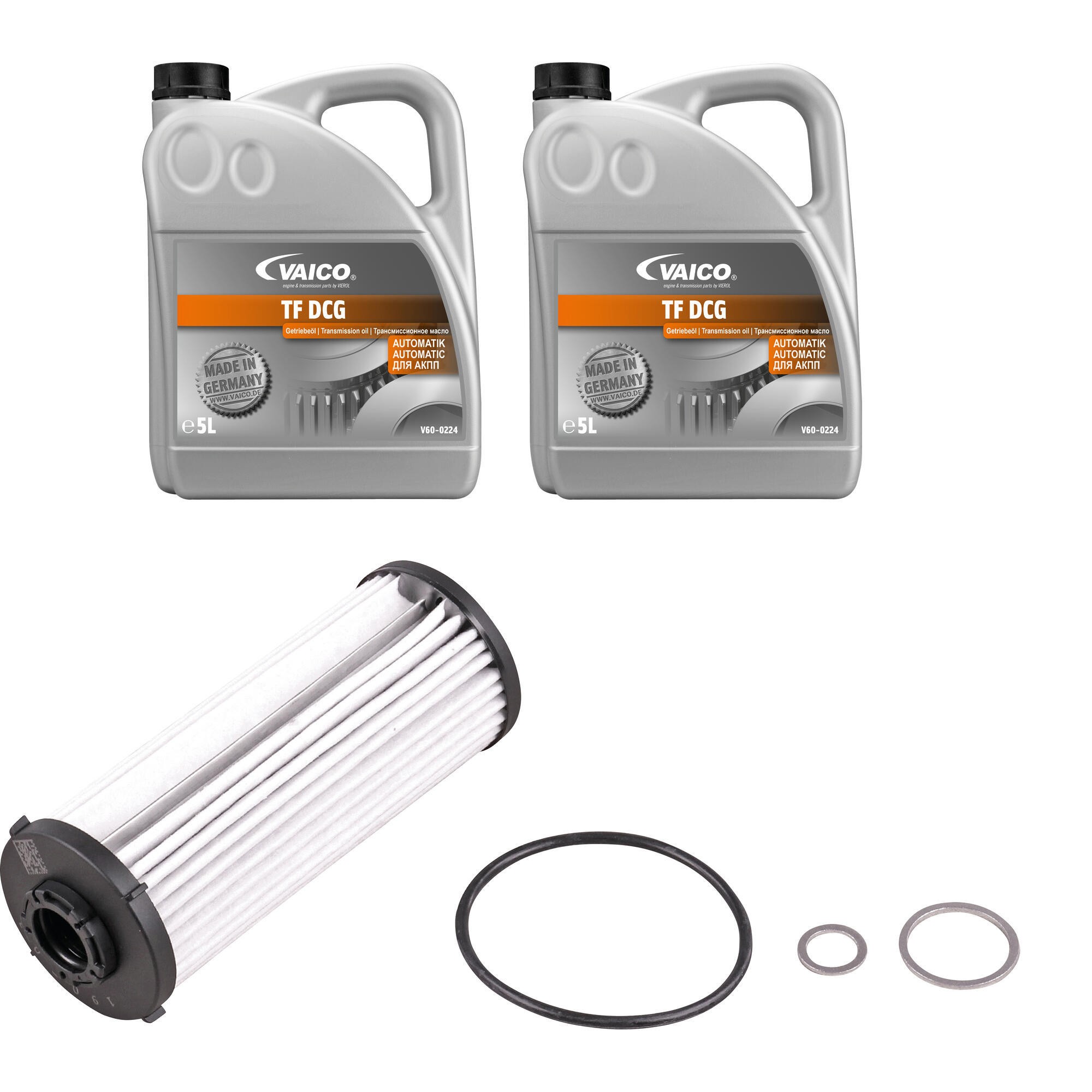 Filter W/ O-Ring, Oil Drain Plug Gaskets and Transmission Oil (DCG 10 ltr)