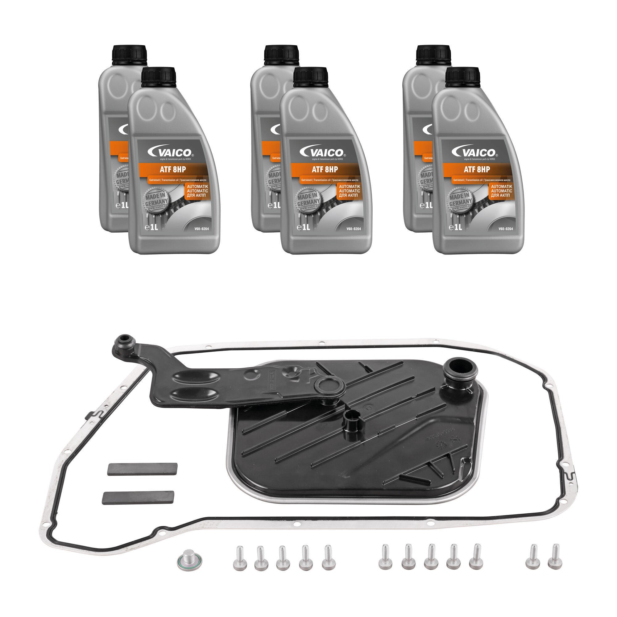 Filter W/ Oil Pan Gasket, Transmission Oil (8HP 6 ltr), Instl Hardware