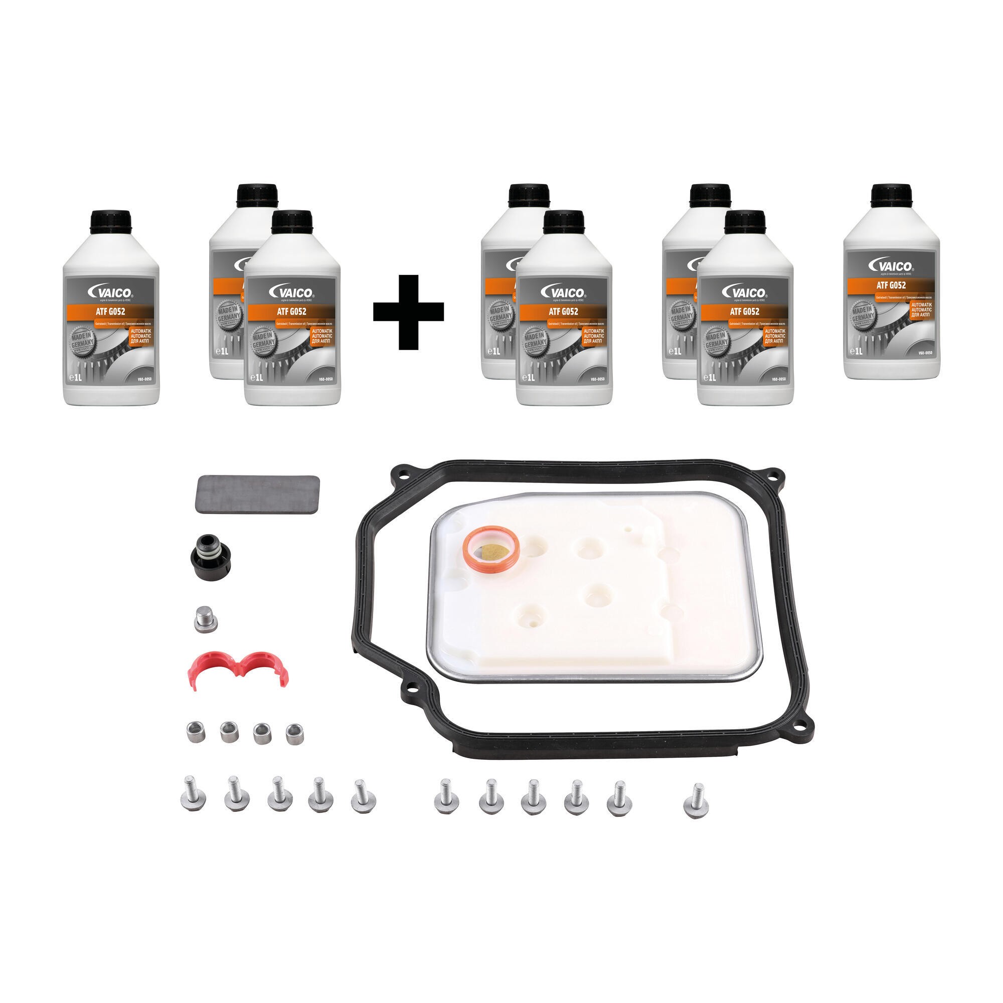 Filter W/ Oil Pan Gasket, Transmission Oil (G052 8 ltr) and Instl Hardware