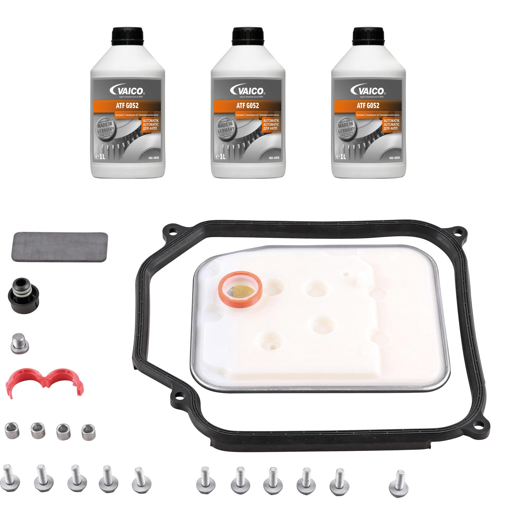 Filter W/ Oil Pan Gasket, Transmission Oil (G052 3 ltr) and Instl Hardware