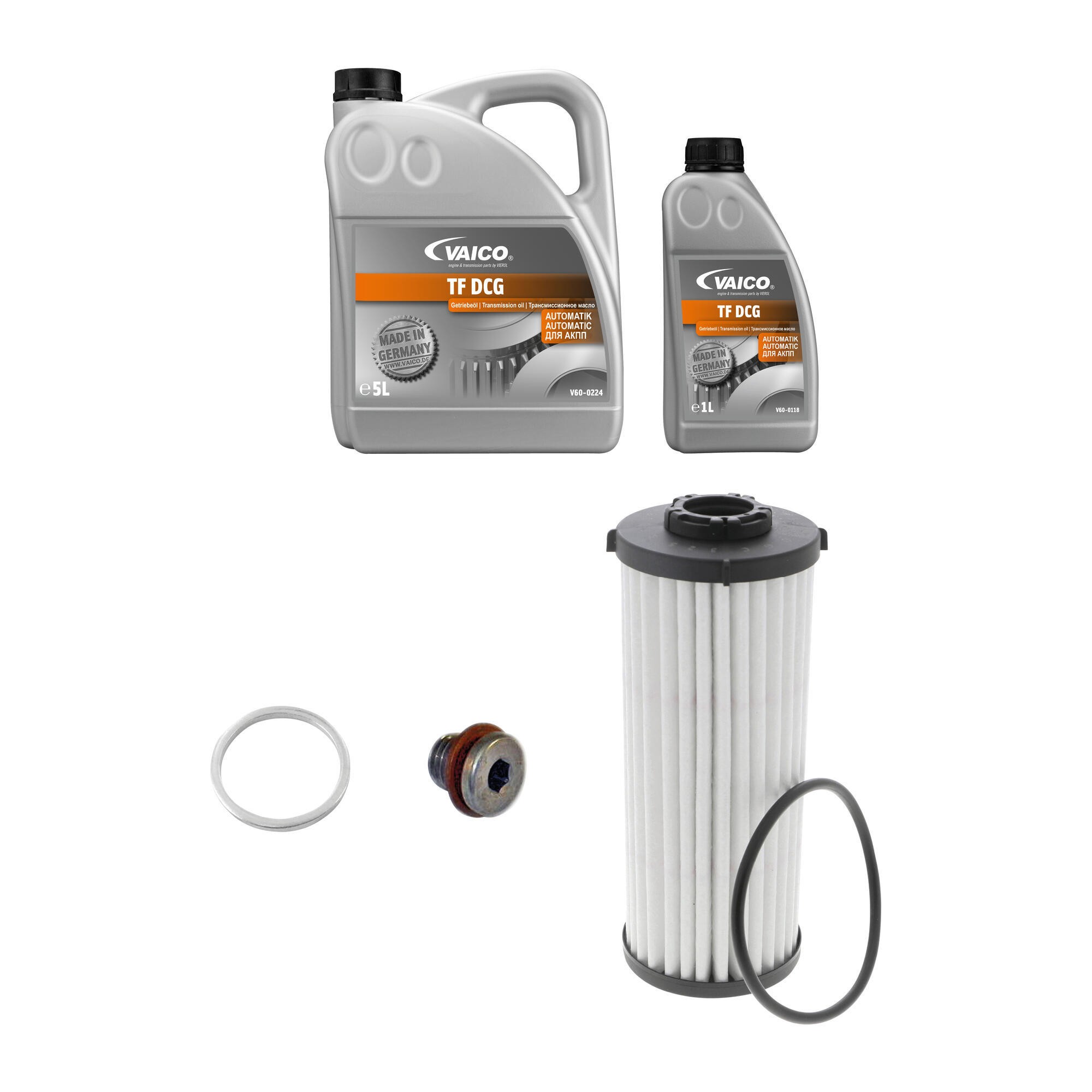 Filter W/ Gasket, Transmission Oil (DCG 6 ltr), Instl Hardware