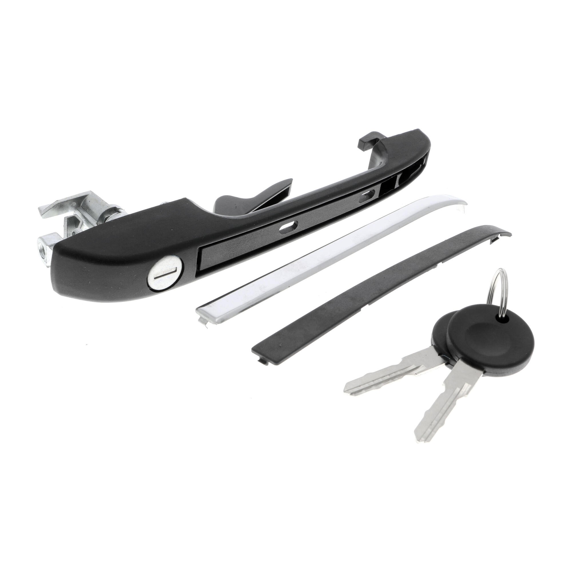 DOOR HANDLE WITH LOCK BARREL