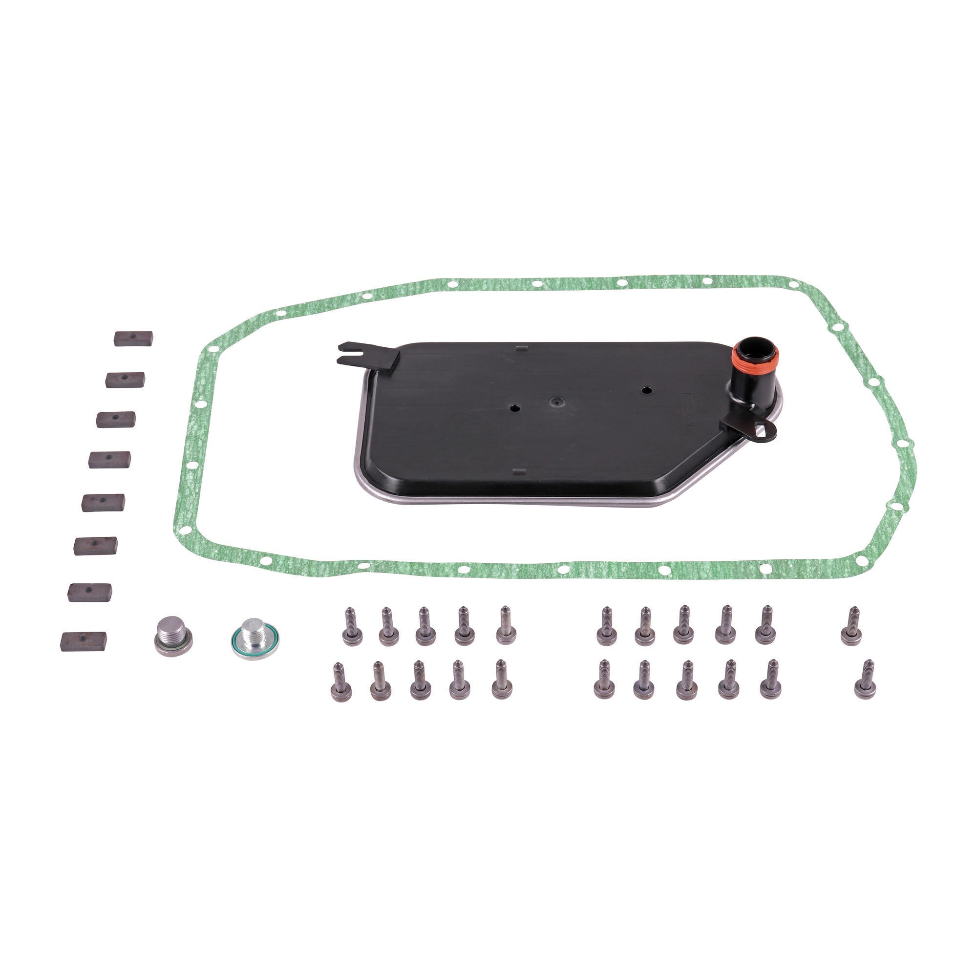 Filter W/ Oil Pan Gasket, Instl Hardware