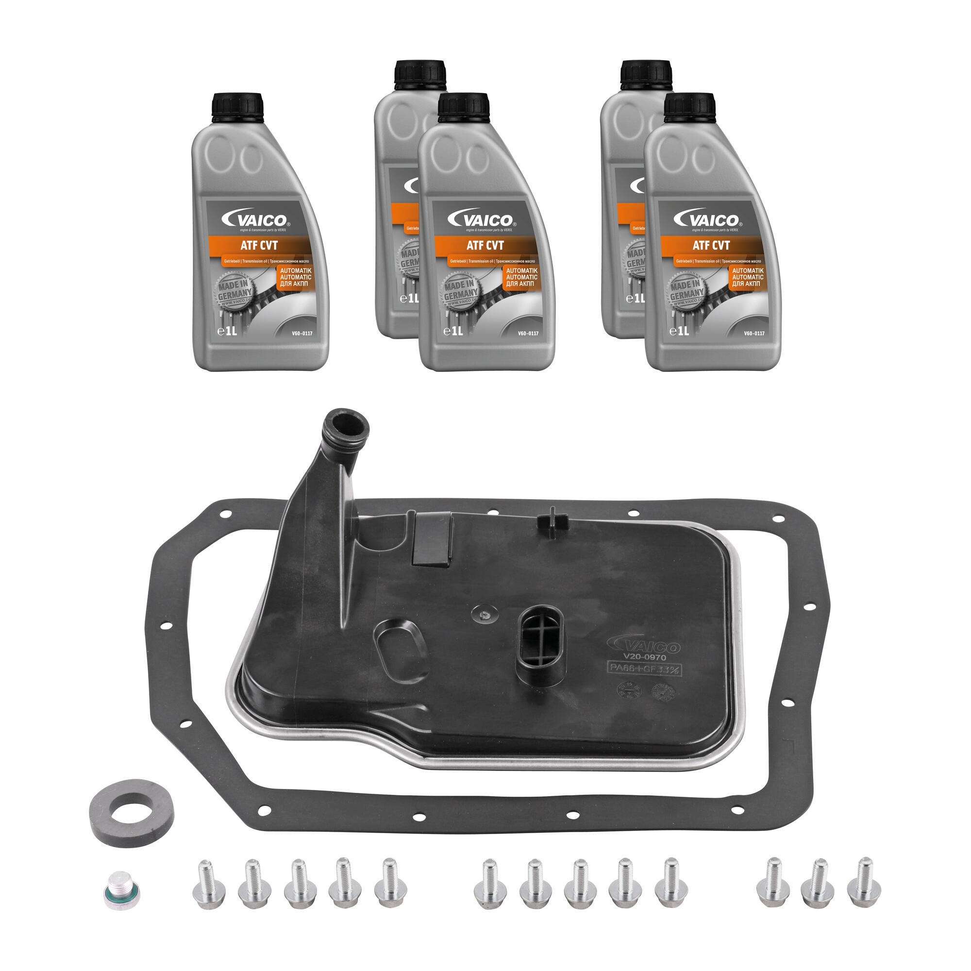 Filter W/ Oil Pan Gasket, Transmission Oil (CVT 5 ltr), Instl Hardware