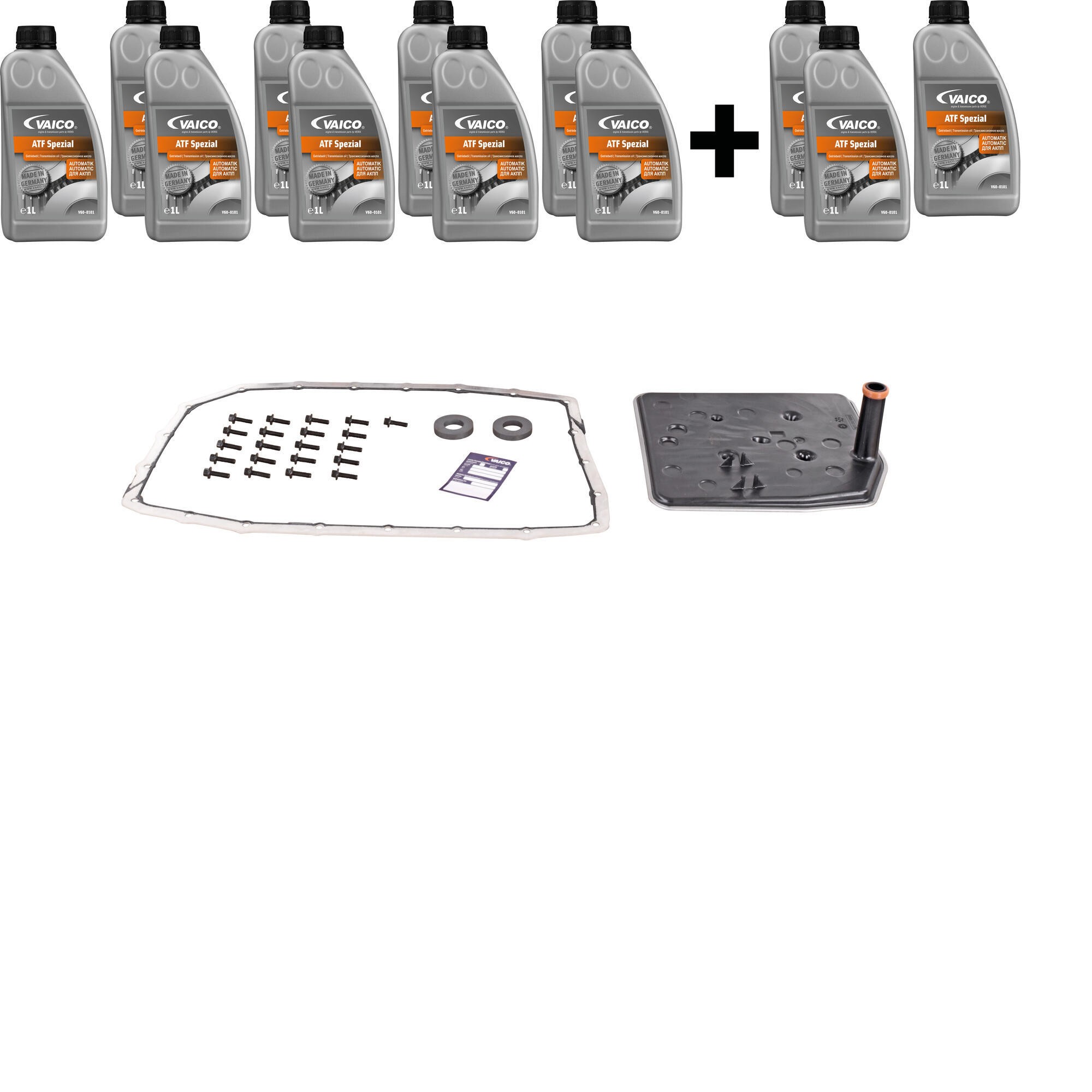 Filter W/ Oil Pan Gasket, Transmission Oil (ATF Special 12 ltr), Instl Hardware
