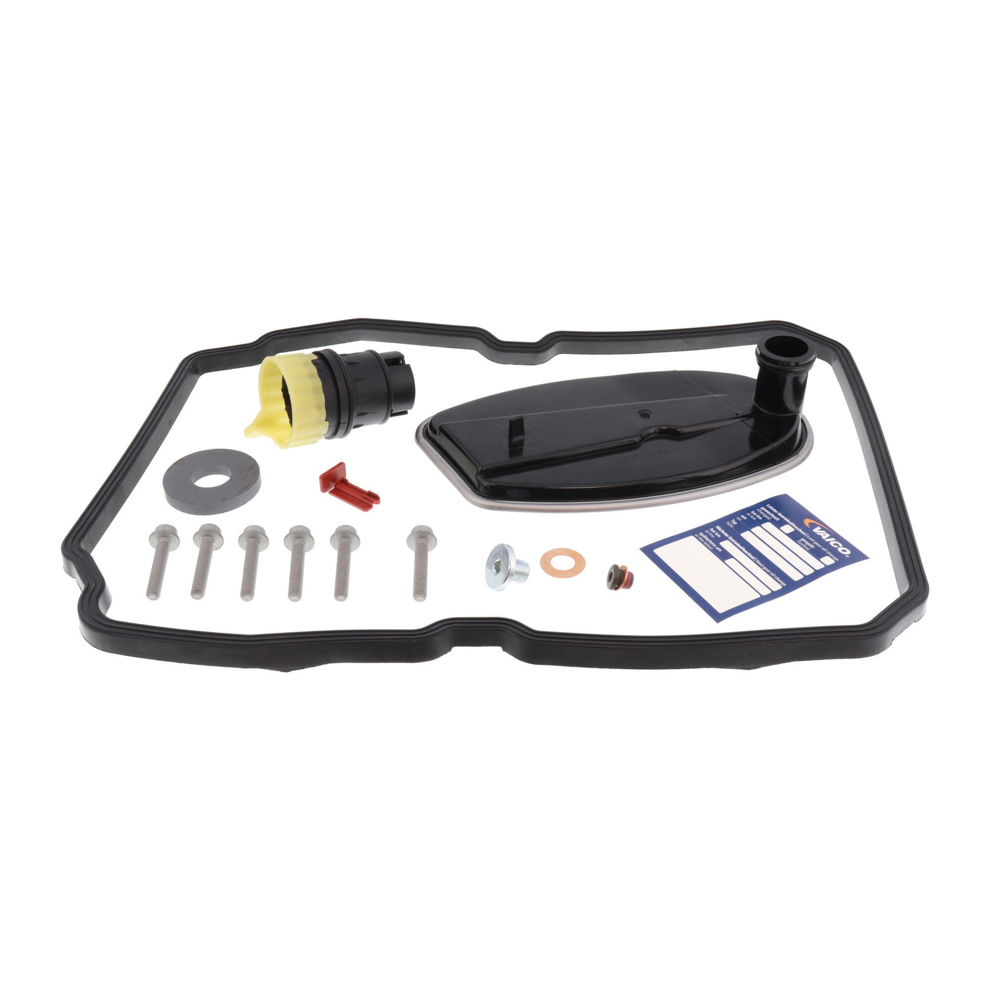 Filter W/ Oil Pan Gasket, Plug Housing, Instl Hardware
