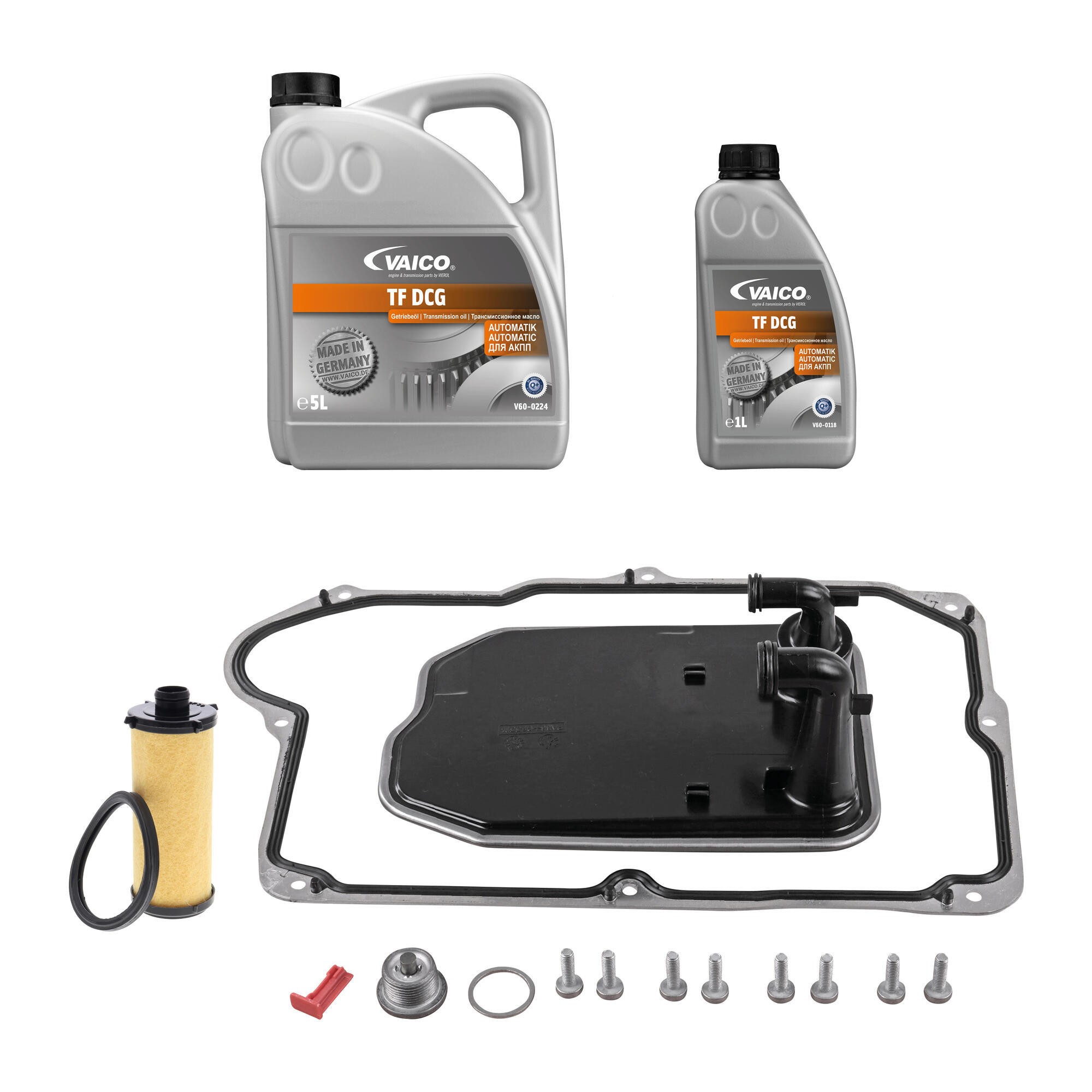 Cartridge Filt W/ Seal, Sump Filt, Oil Pan Gasket, Oil (DCG 6 ltr), Instl HW