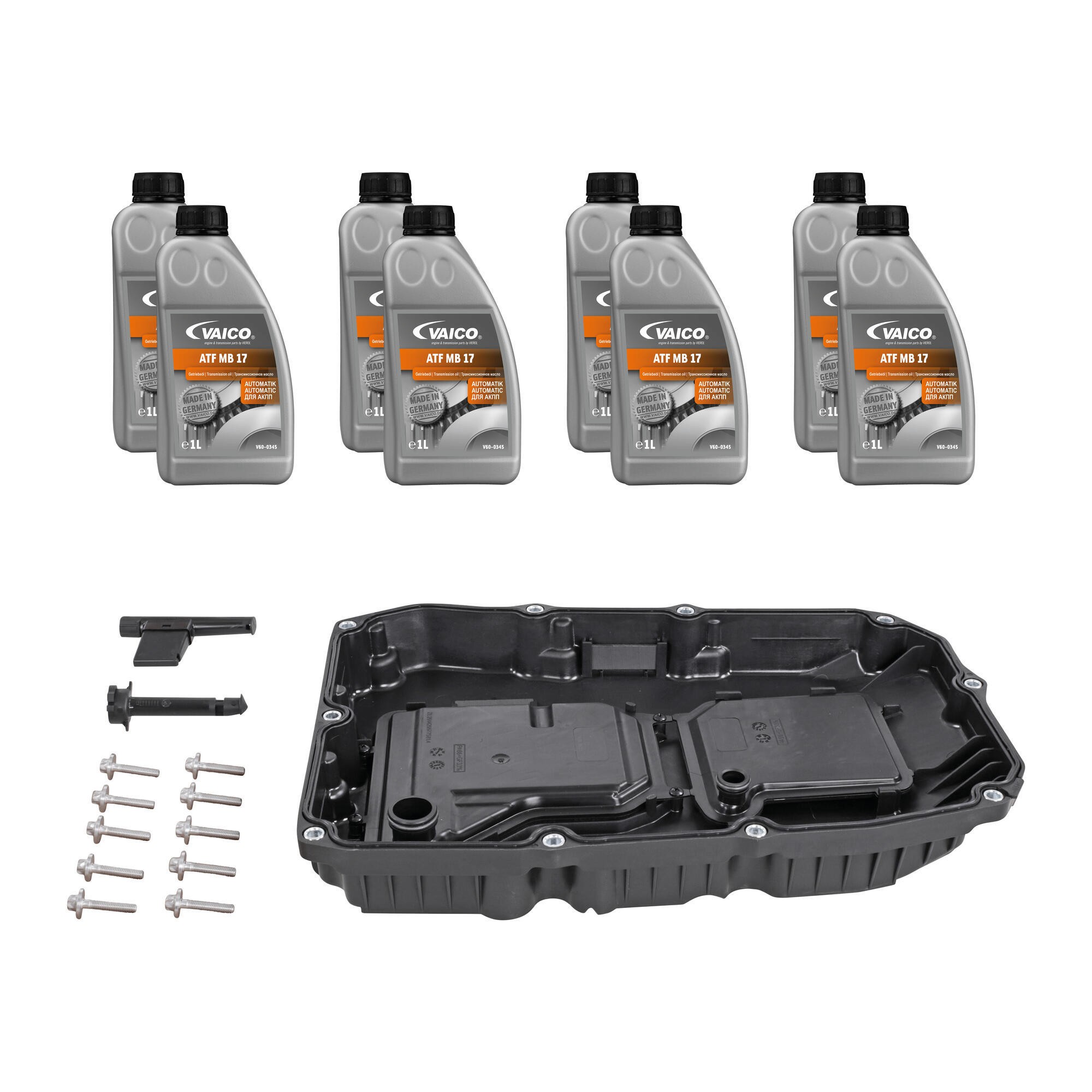 Oil Pan W/ Gasket, Transmission Oil (MB 17 8 ltr), Instl Hardware