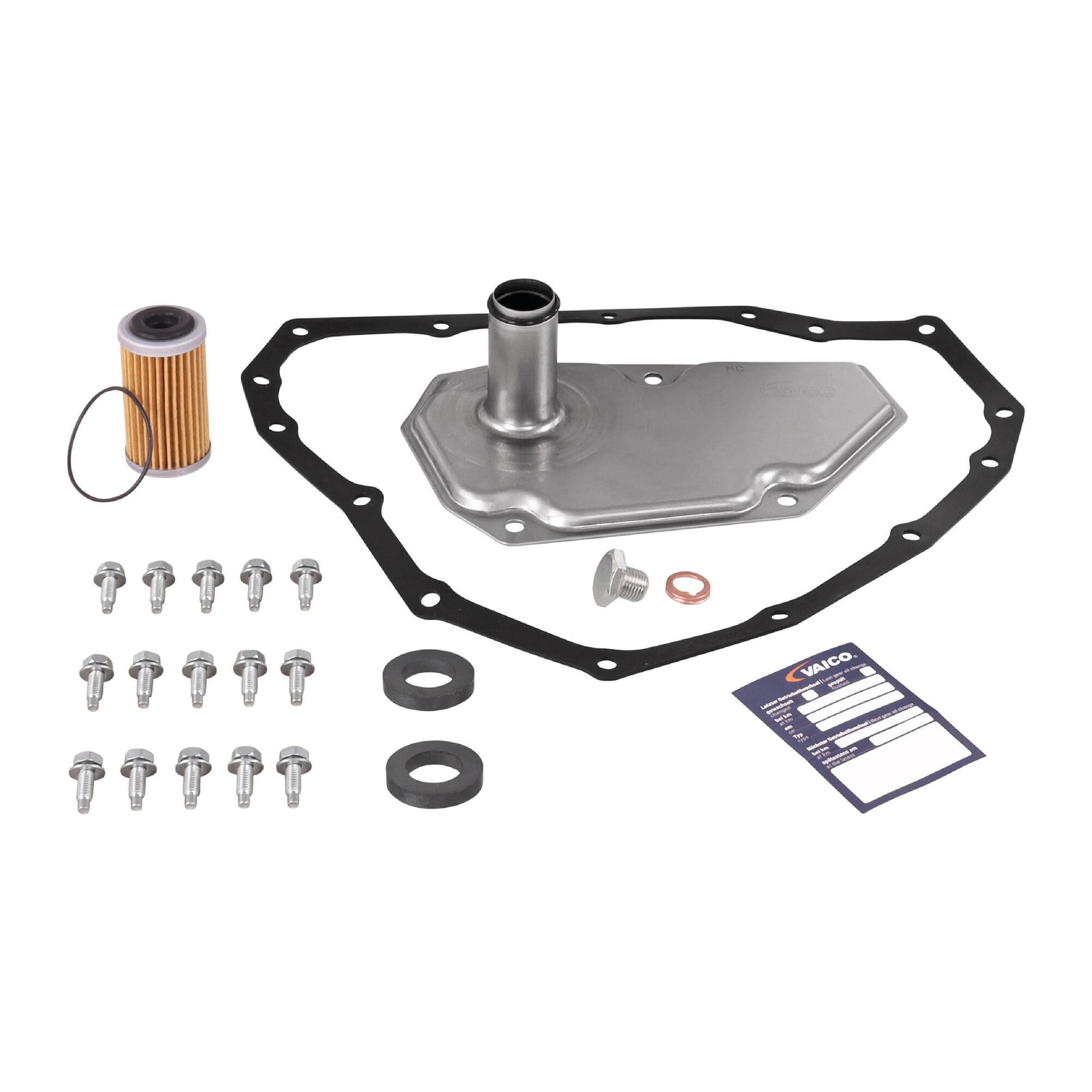 Filter W/ Oil Pan Gasket, Instl Hardware