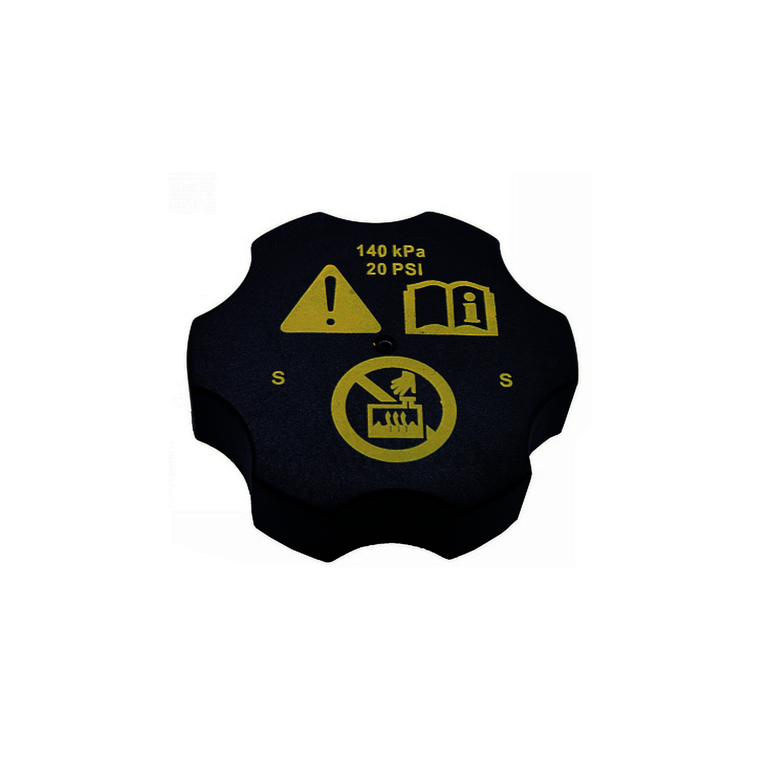 Cap dedicated to the expansion tank