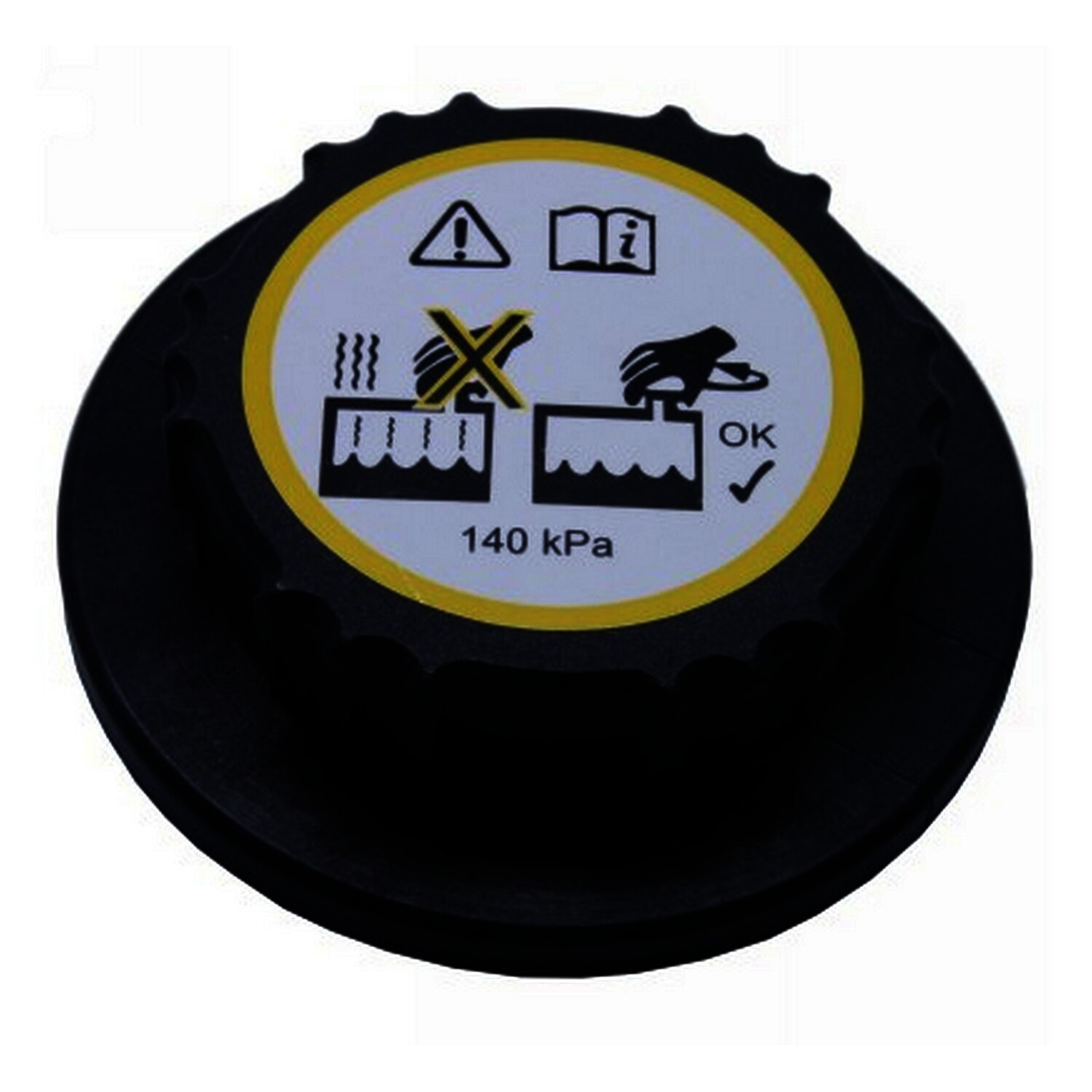 Cap dedicated to the expansion tank