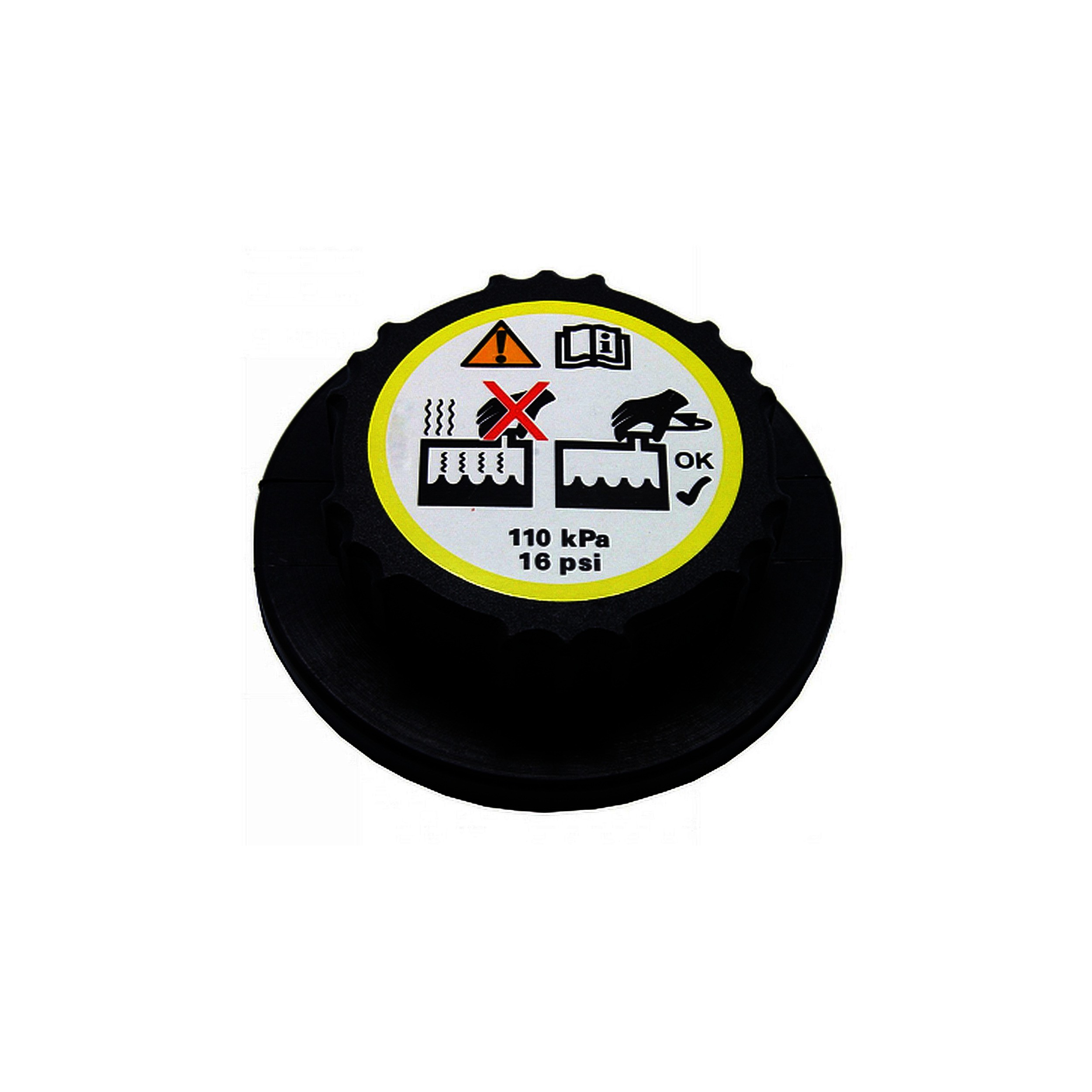 Cap dedicated to the expansion tank