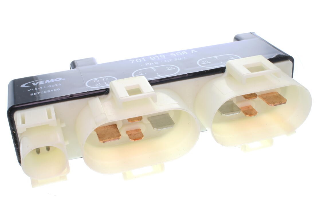 Relay, radiator fan overrun