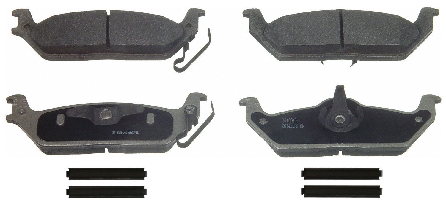 ThermoQuiet Rear Disc Brake Pad Set Semi-Metallic