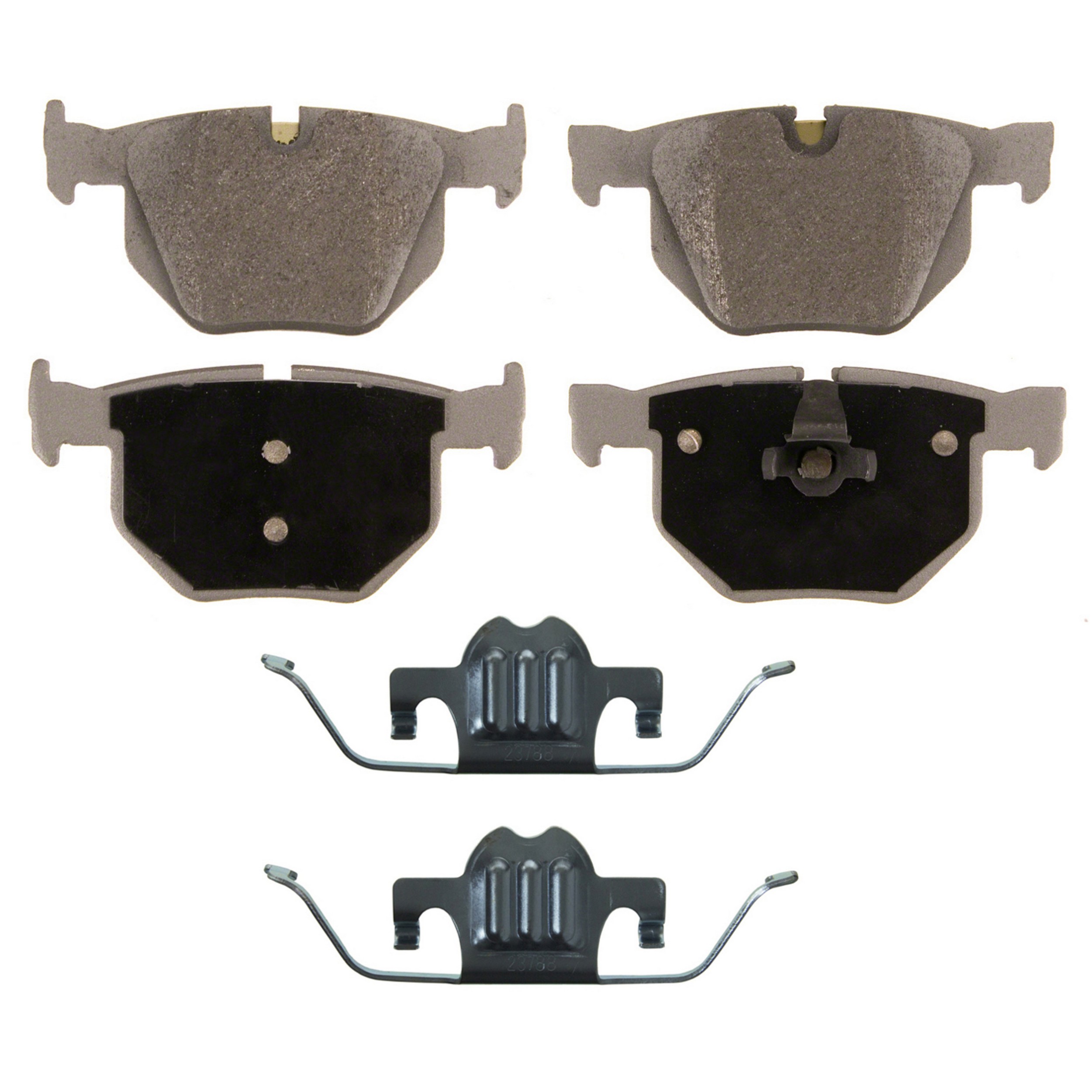 ThermoQuiet Rear Disc Brake Pad Set Semi-Metallic