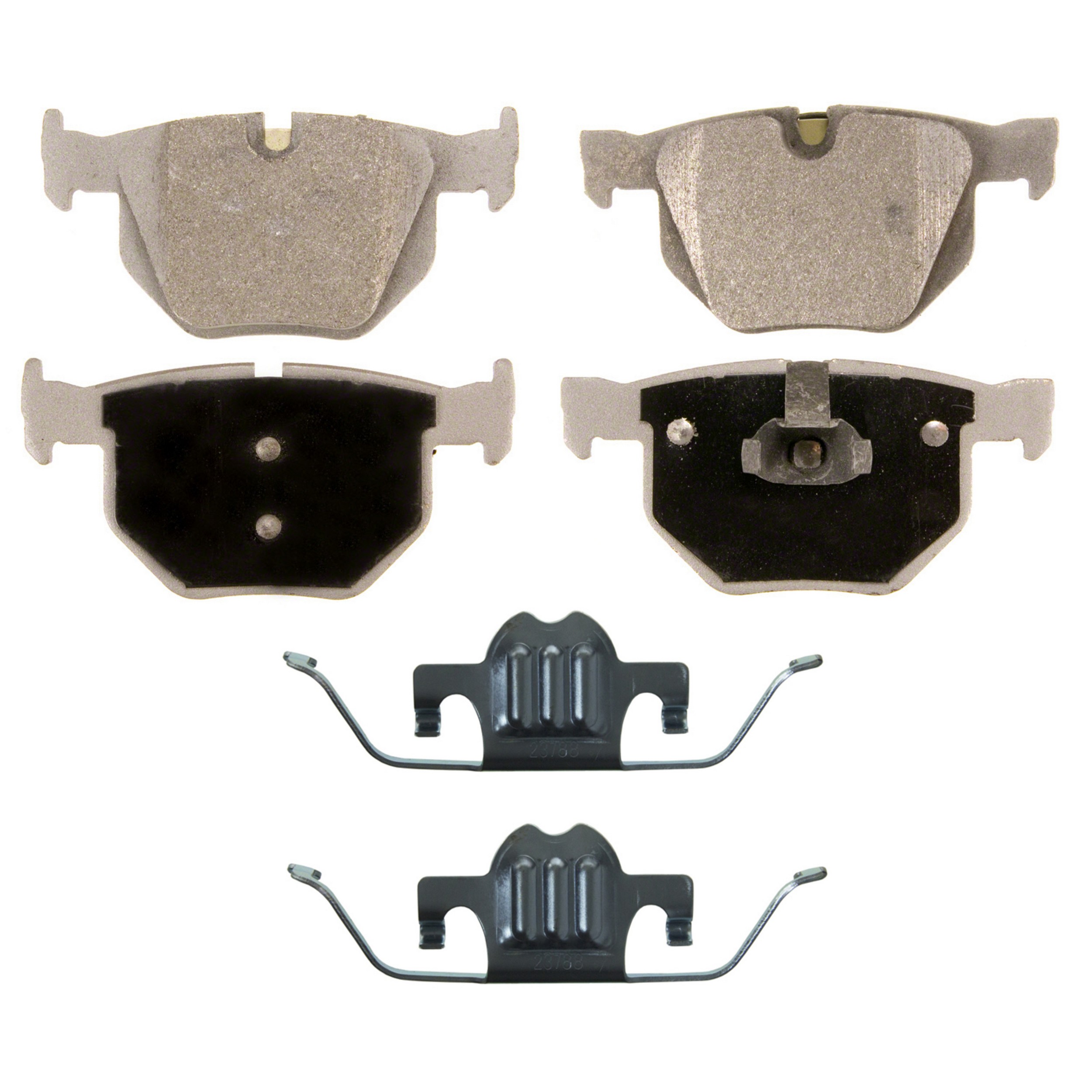 ThermoQuiet Rear Disc Brake Pad Set Semi-Metallic