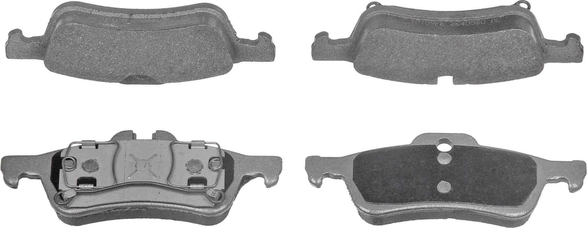ThermoQuiet Rear Disc Brake Pad Set Semi-Metallic
