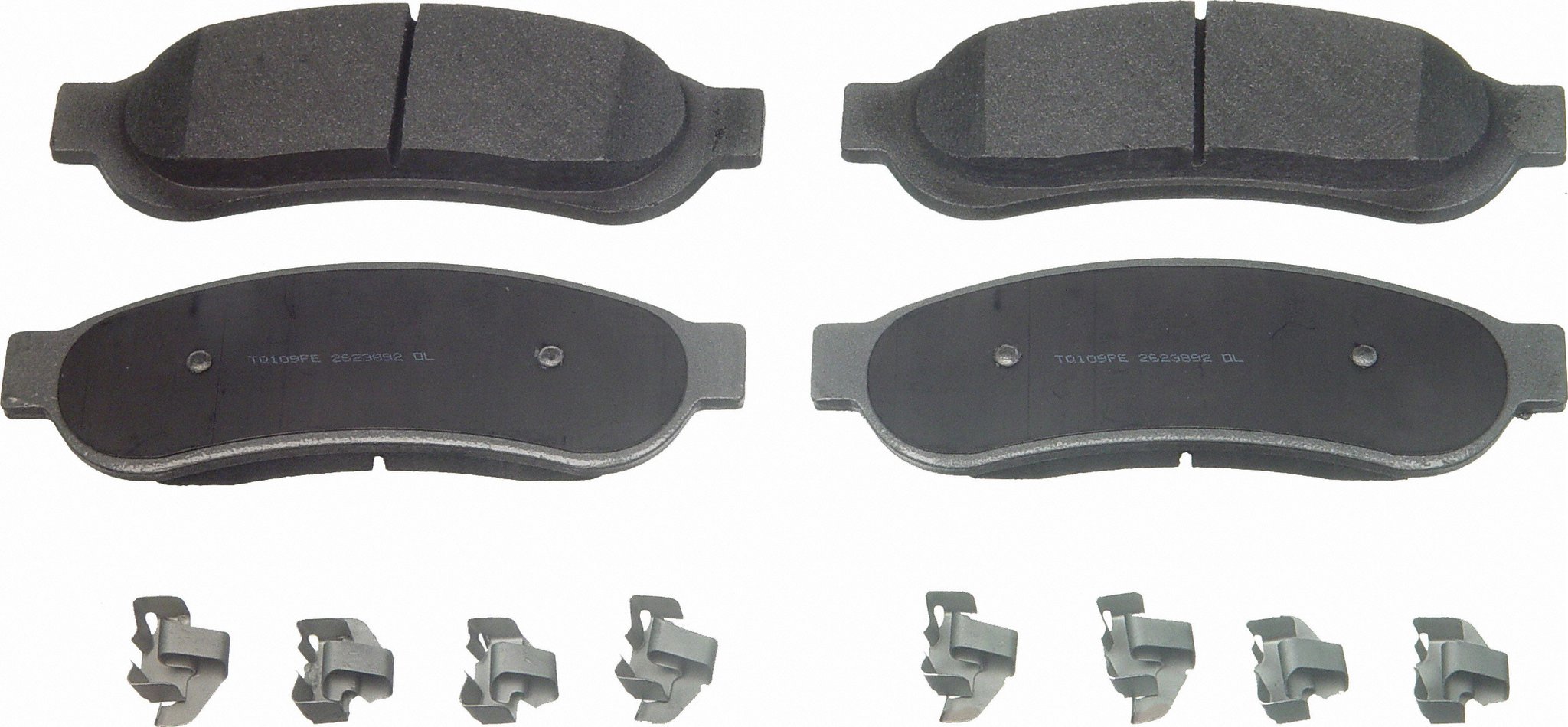 ThermoQuiet Rear Disc Brake Pad Set Semi-Metallic