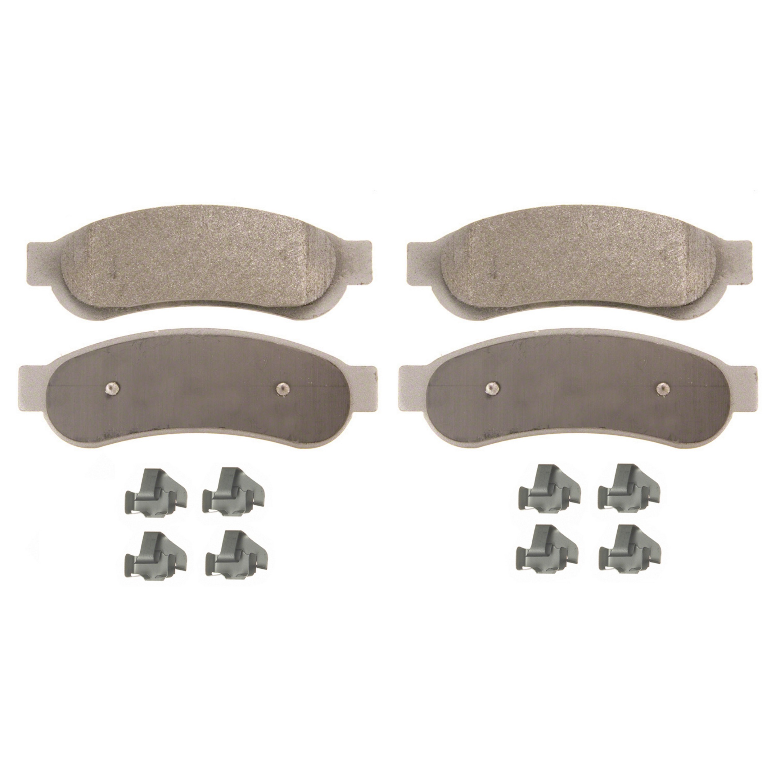 ThermoQuiet Rear Disc Brake Pad Set Semi-Metallic