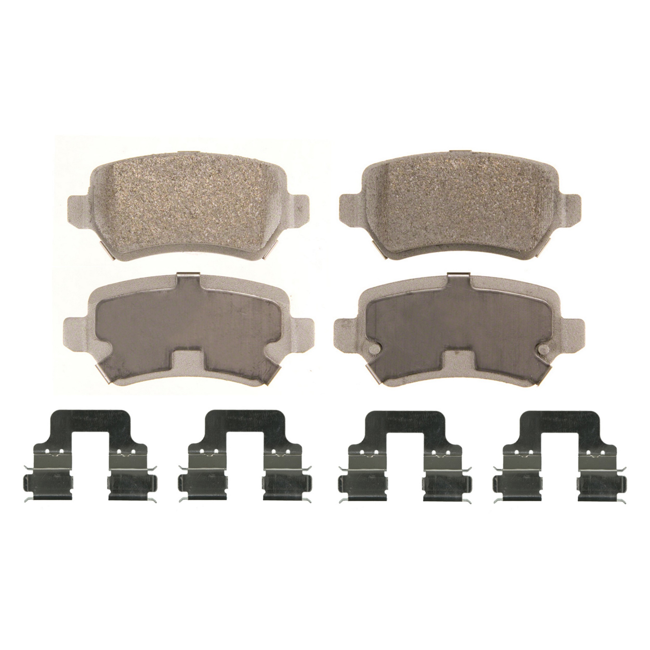 ThermoQuiet Rear Disc Brake Pad Set Semi-Metallic