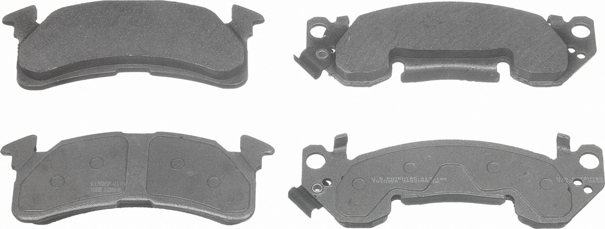 ThermoQuiet Front Disc Brake Pad Set Semi-Metallic
