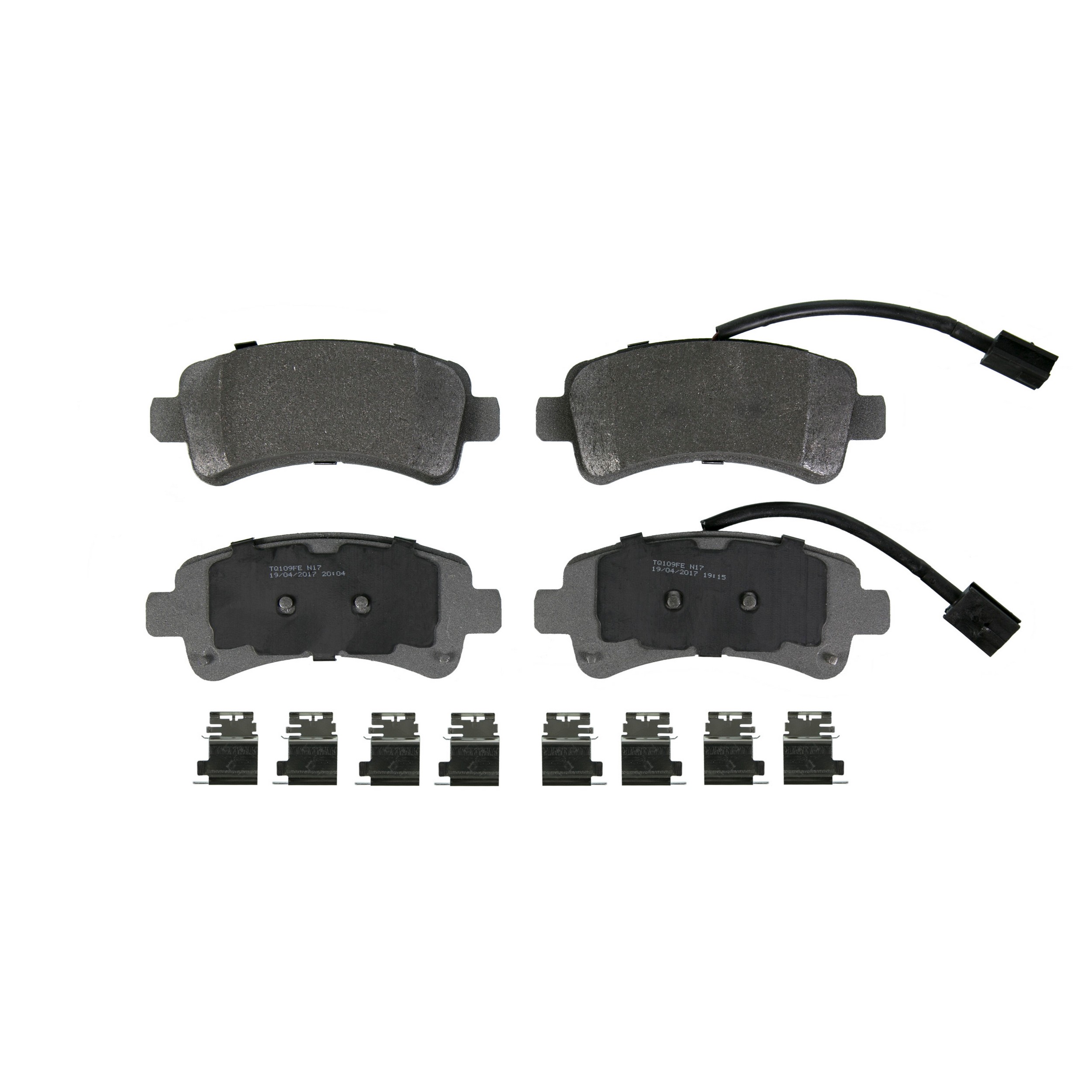 ThermoQuiet Rear Disc Brake Pad Set Semi-Metallic