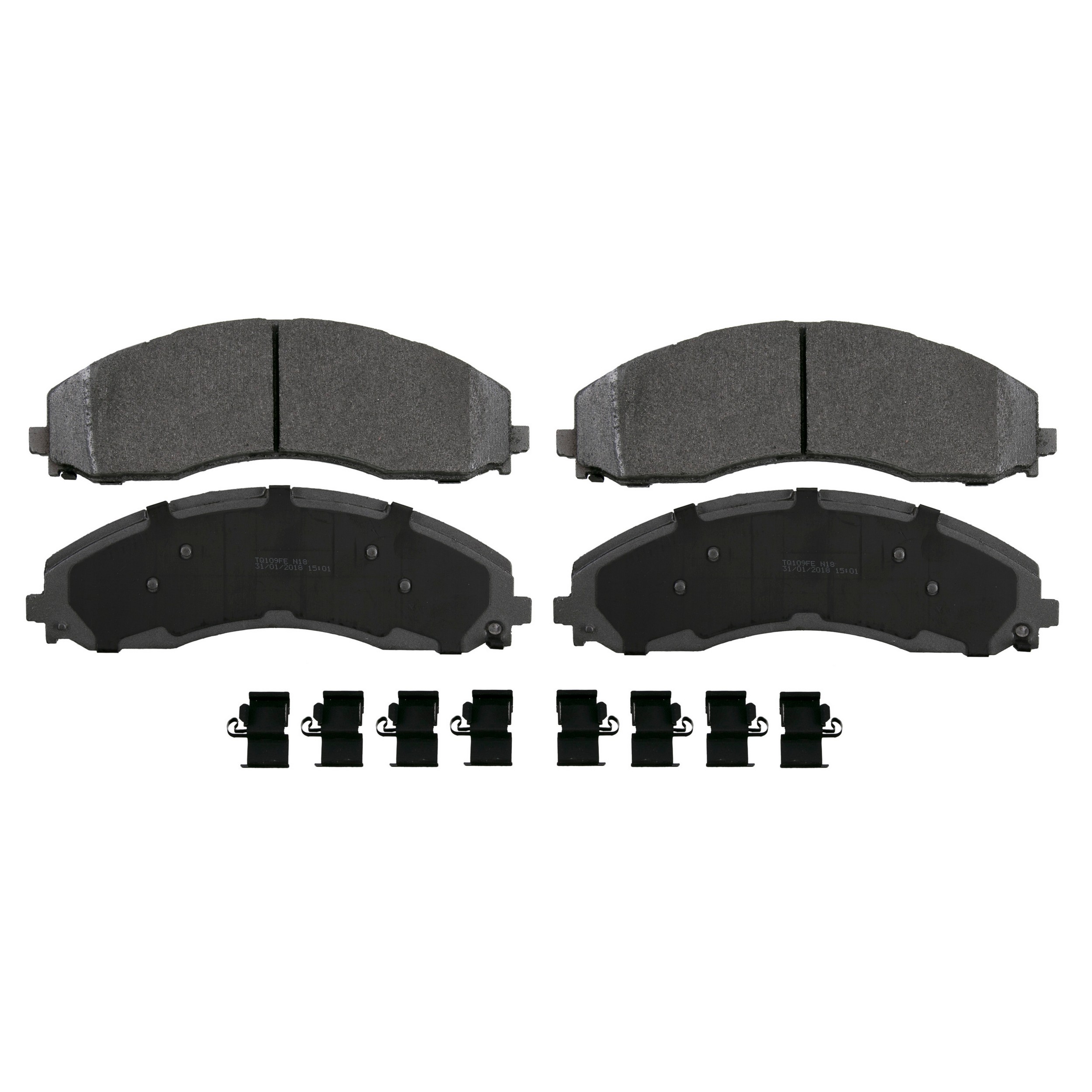 ThermoQuiet Front Disc Brake Pad Set Semi-Metallic
