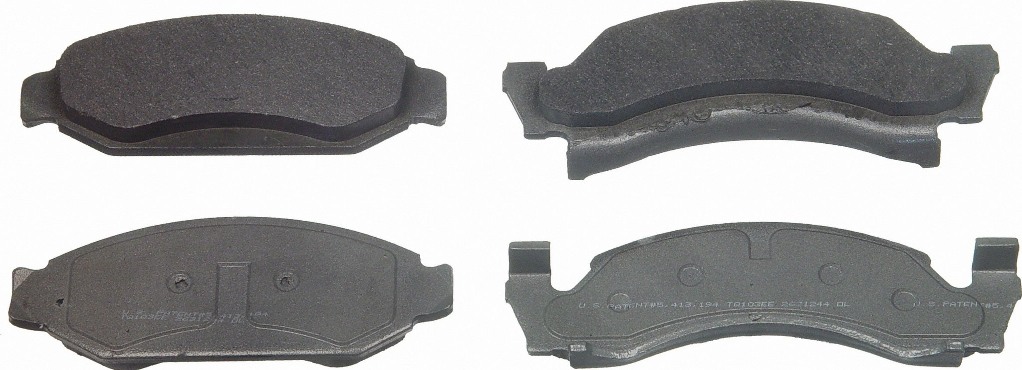 ThermoQuiet Front Disc Brake Pad Set Semi-Metallic