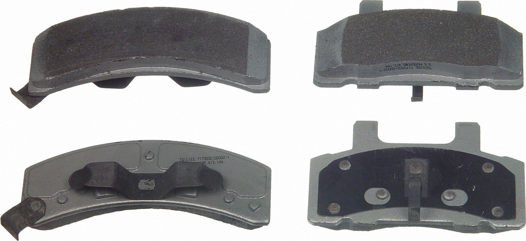 ThermoQuiet Front Disc Brake Pad Set Semi-Metallic