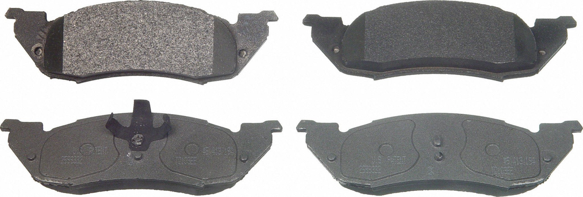 ThermoQuiet Front Disc Brake Pad Set Semi-Metallic