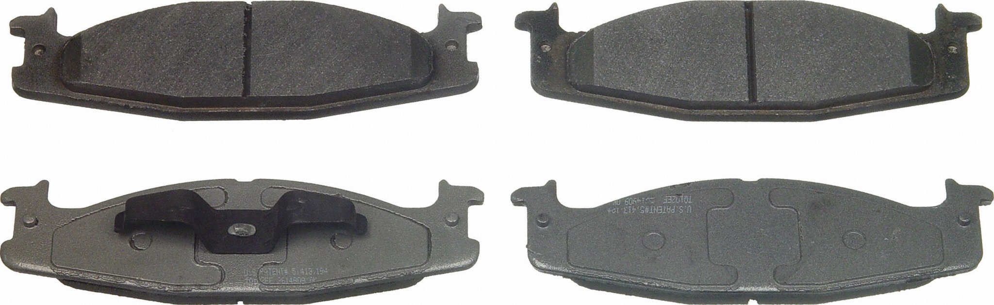 ThermoQuiet Front Disc Brake Pad Set Semi-Metallic